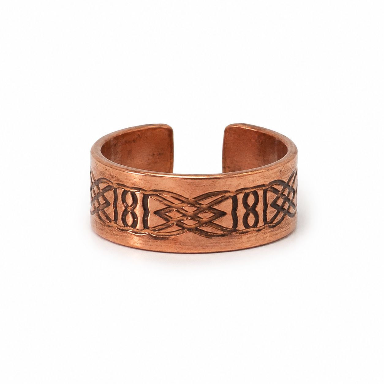 Anel em Cobre com íman (seis padrões)