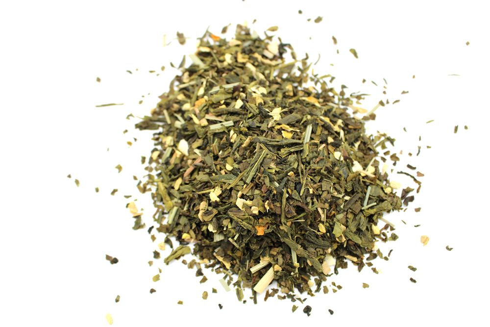 Chá Verde Clássico Biológico com Limão e Gengibre – 50g