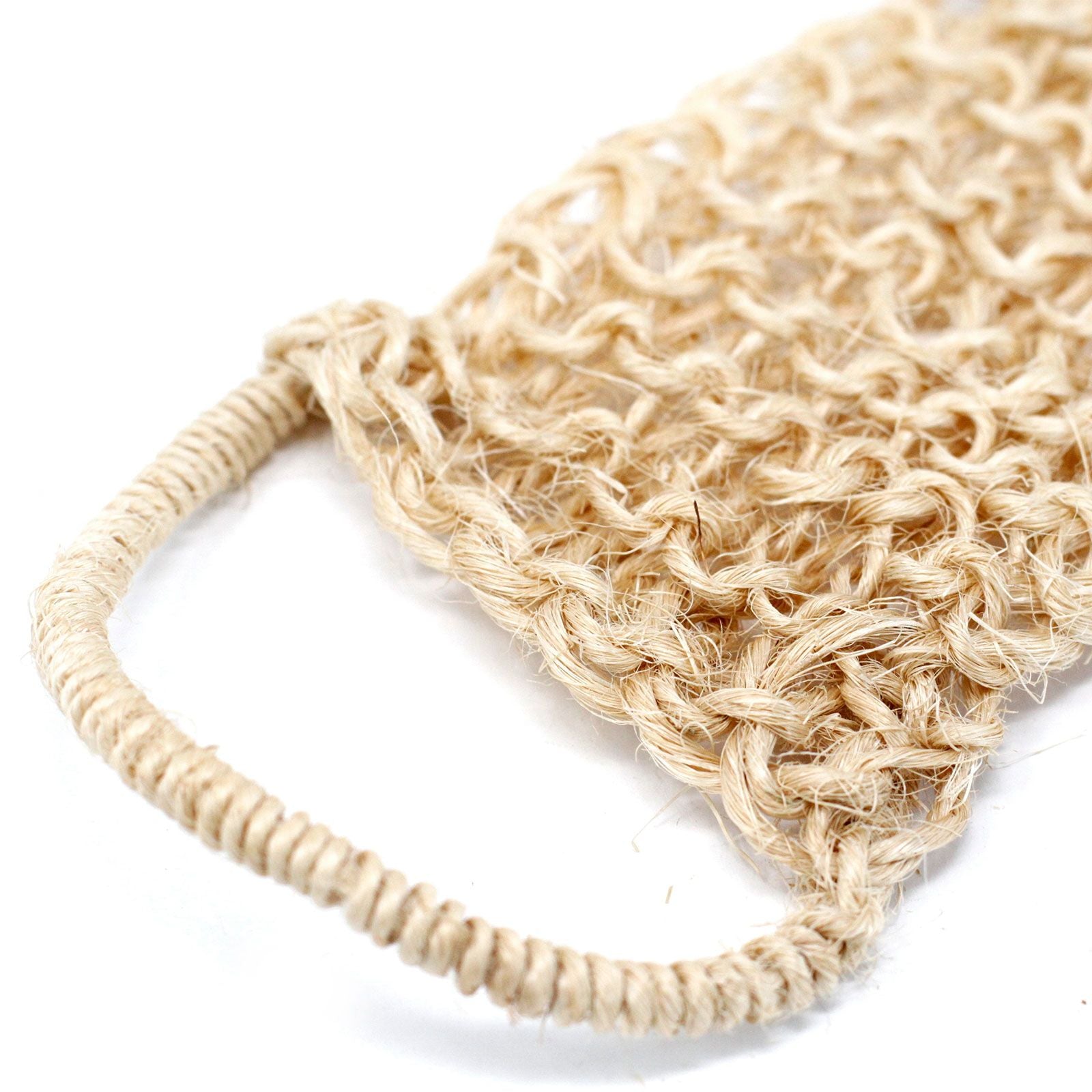 Cinta exfoliante de sisal para la espalda