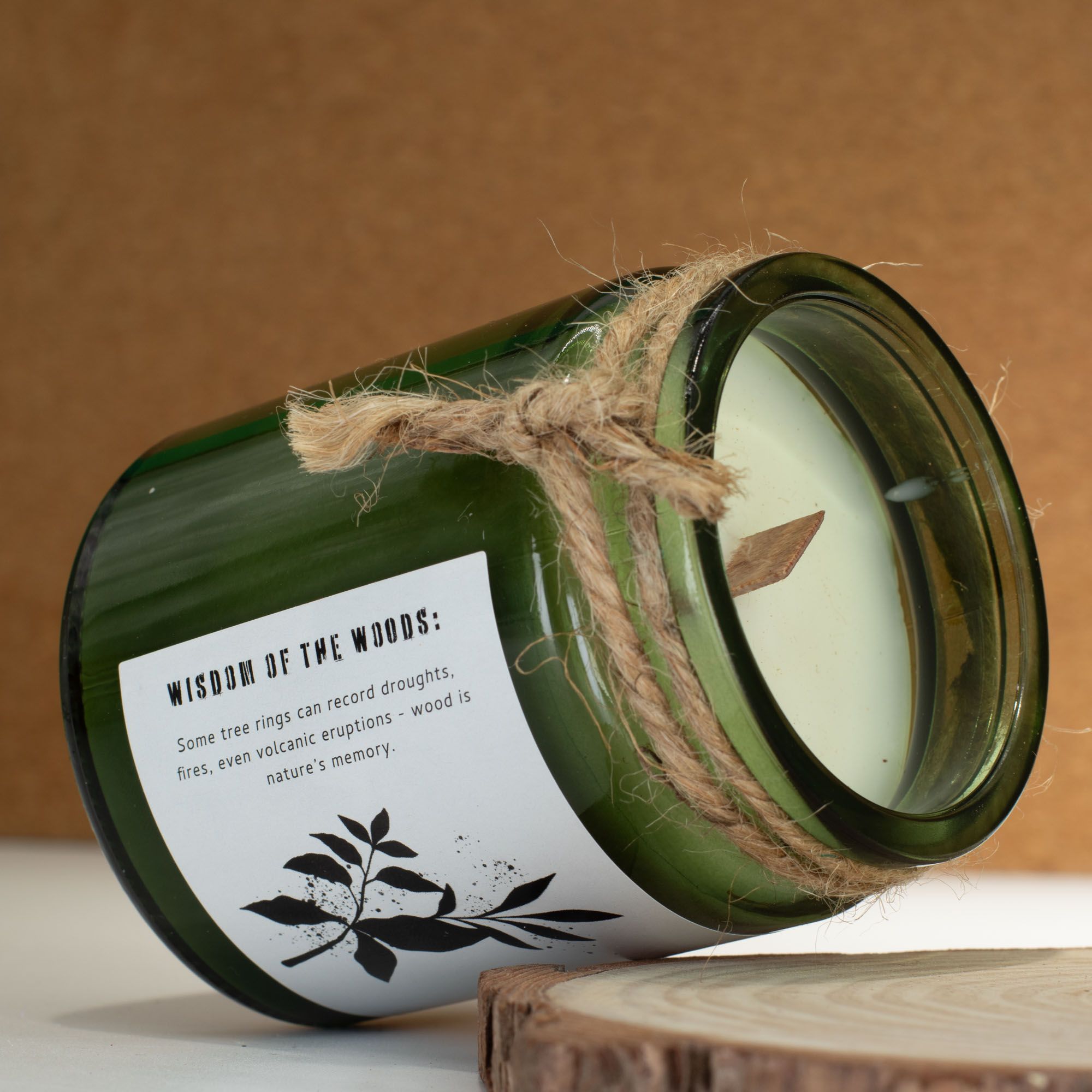 Vela de Soja Greenman Woodwick Sálvia e Madeira de Menta