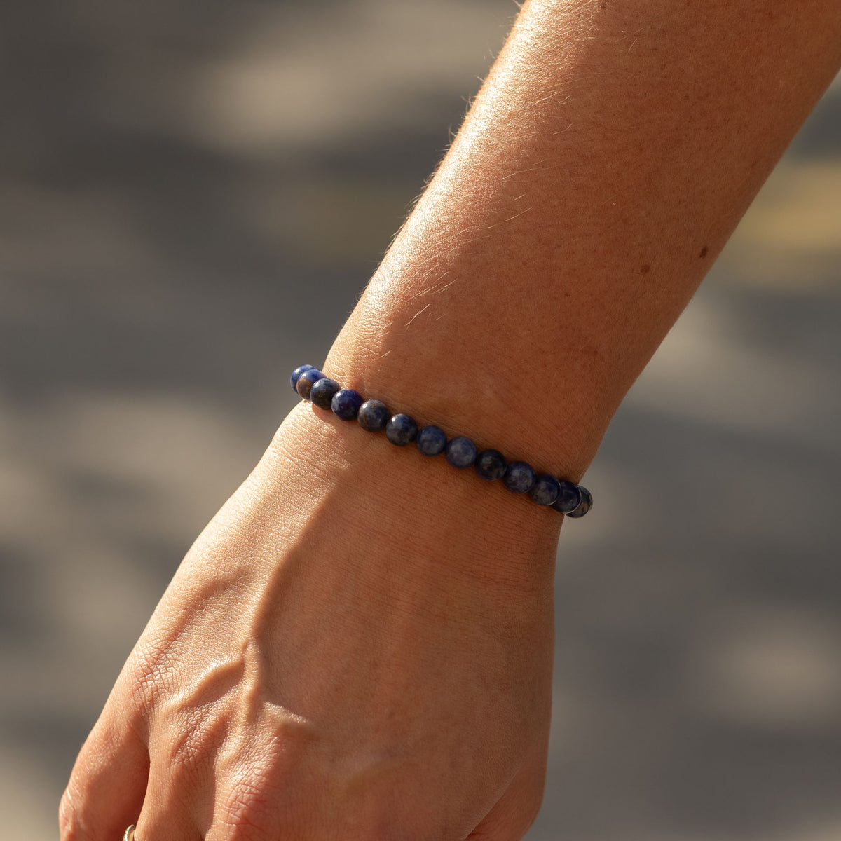 Pulseira de Poder Pequena (17cm x 6mm) - Sodalita
