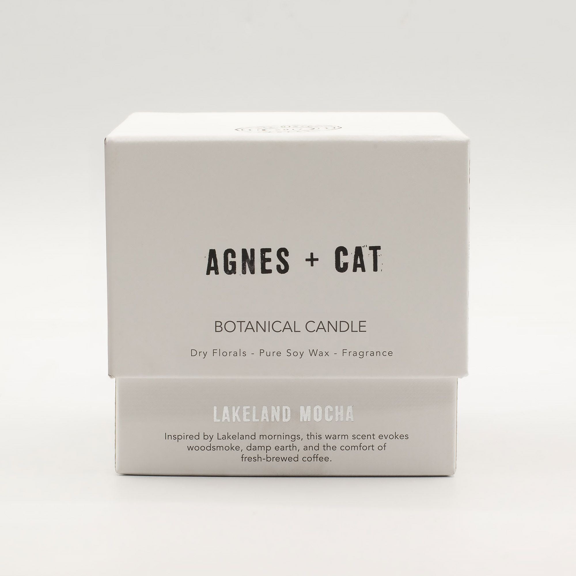 Vela Botânica de Cera de Soja Agnes + Cat Lakeland Mocha