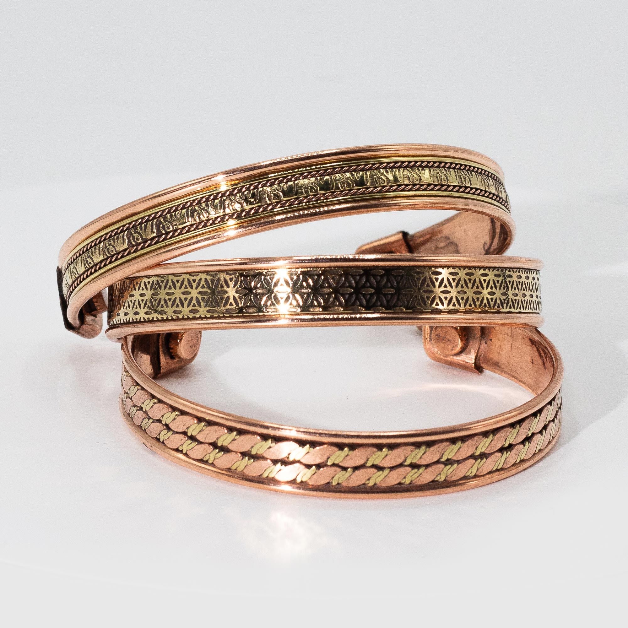 Copper Magnetic Band Bracelets (Assorted)
