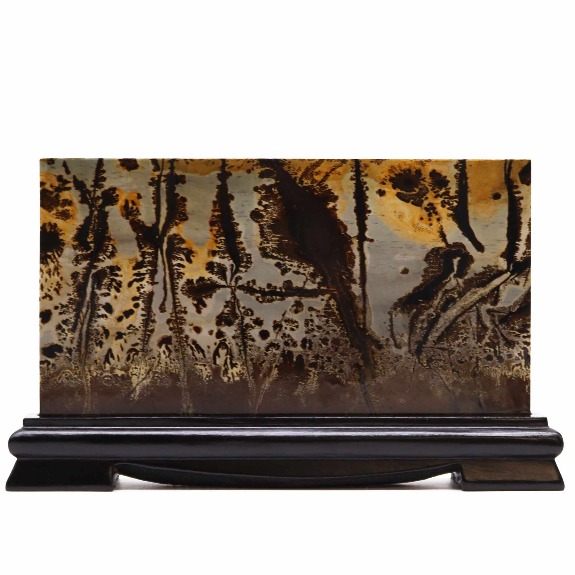 Stone with Guohua Landscape Image Large (150x250mm approx. 800g)