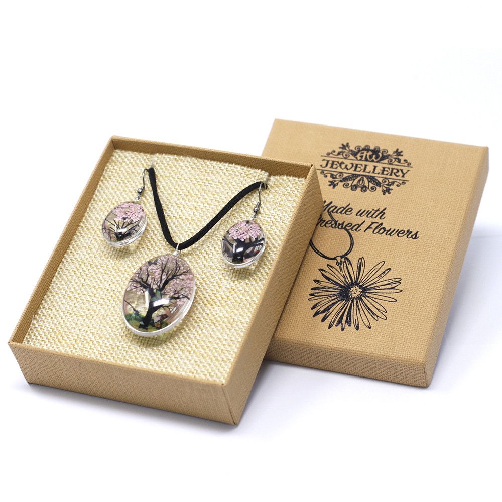 Flores Prensadas - Árvore da Vida - Rosa