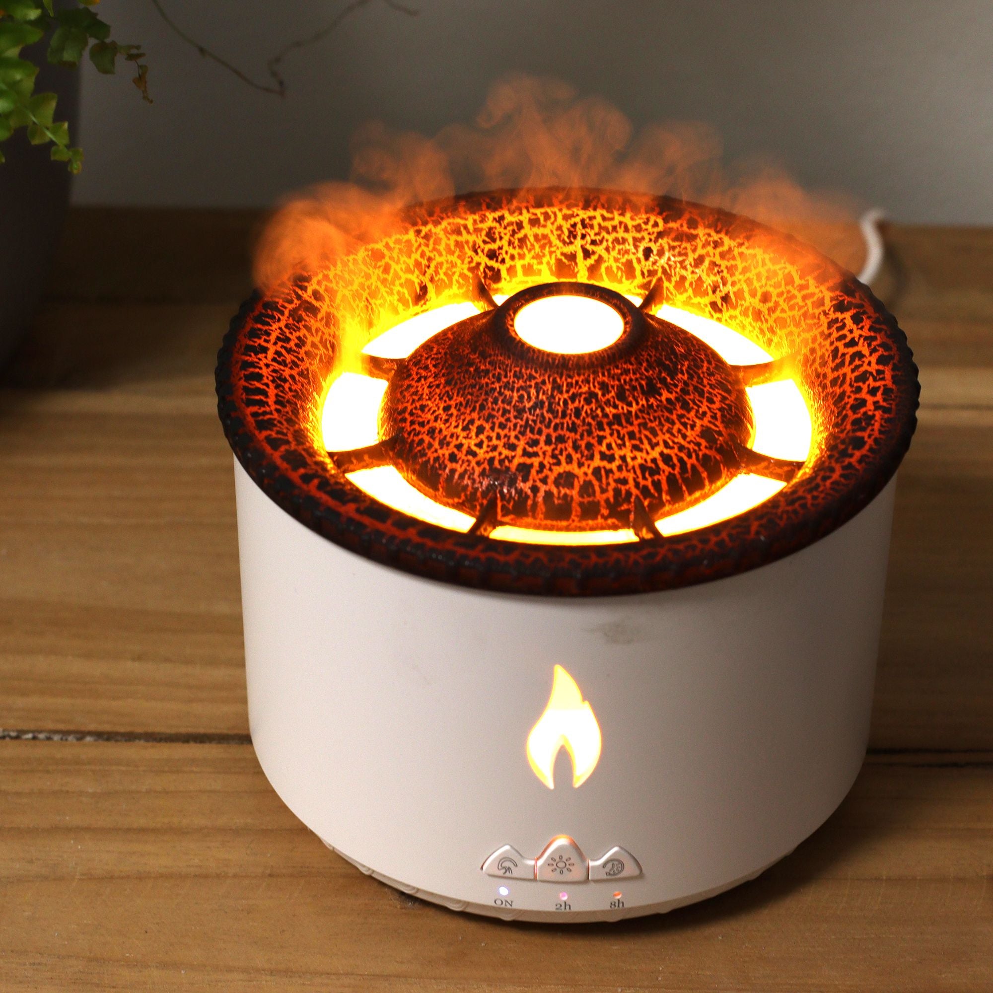 Difusor de Aroma Eléctrico Mediano con Efecto Volcán Dos Colores (Enchufe EU)