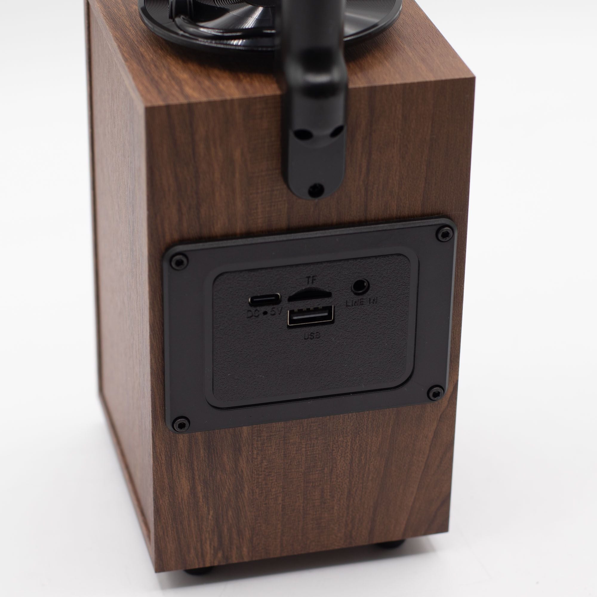 Coluna de Som Gramofone Retro Alto Bluetooth