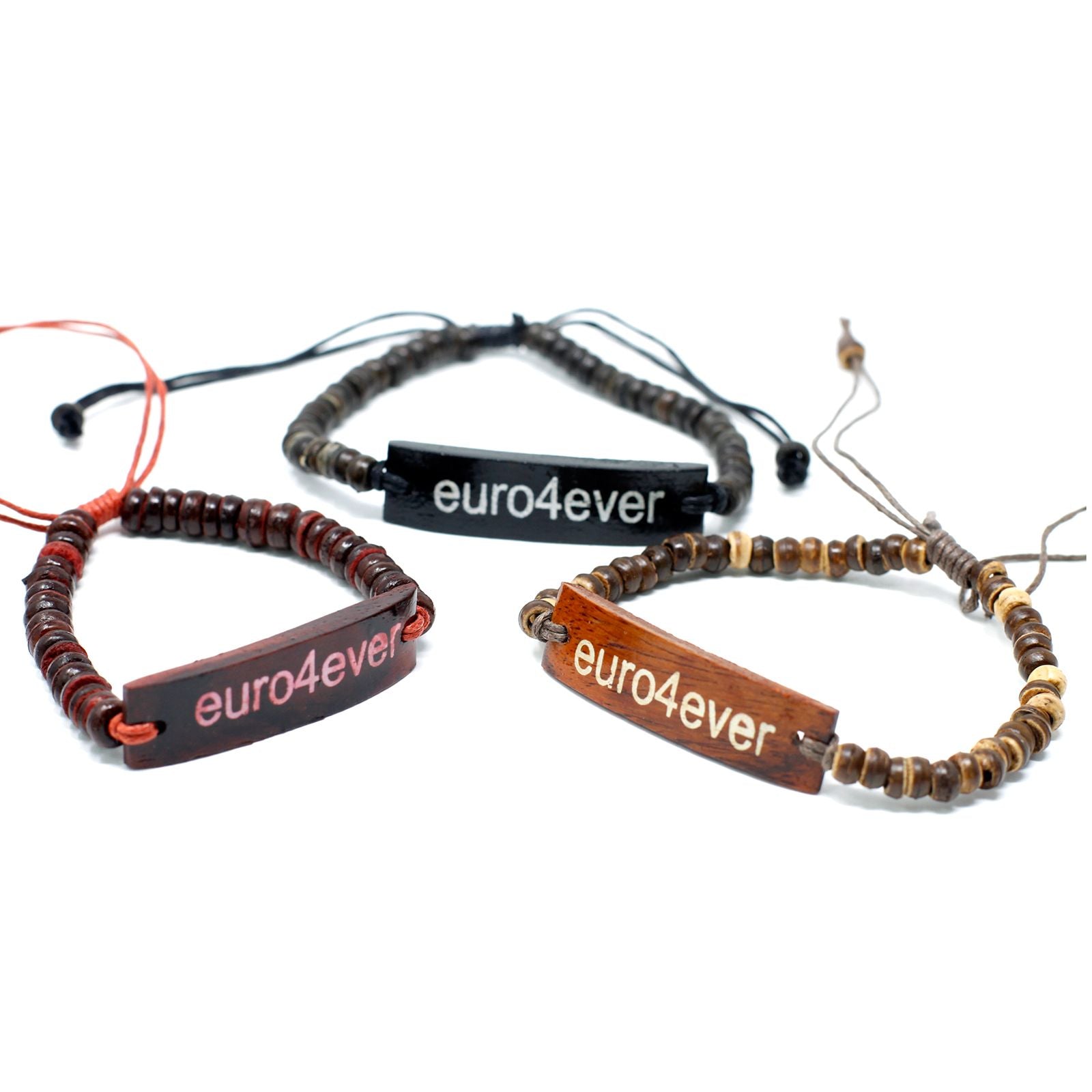 Pulseras con lema de coco – Euro4Ever