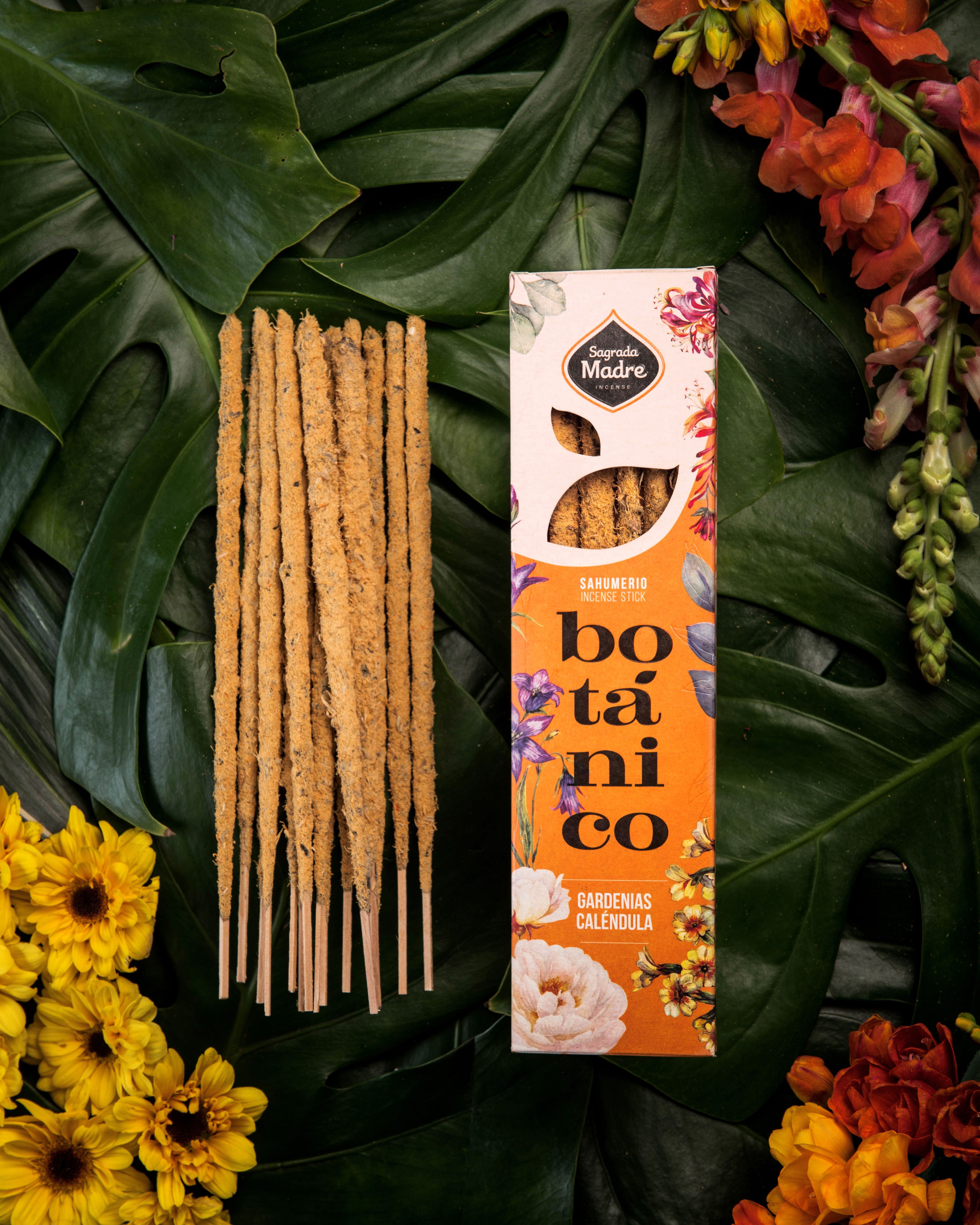 Incenso Botânico Gardenia e Calêndula