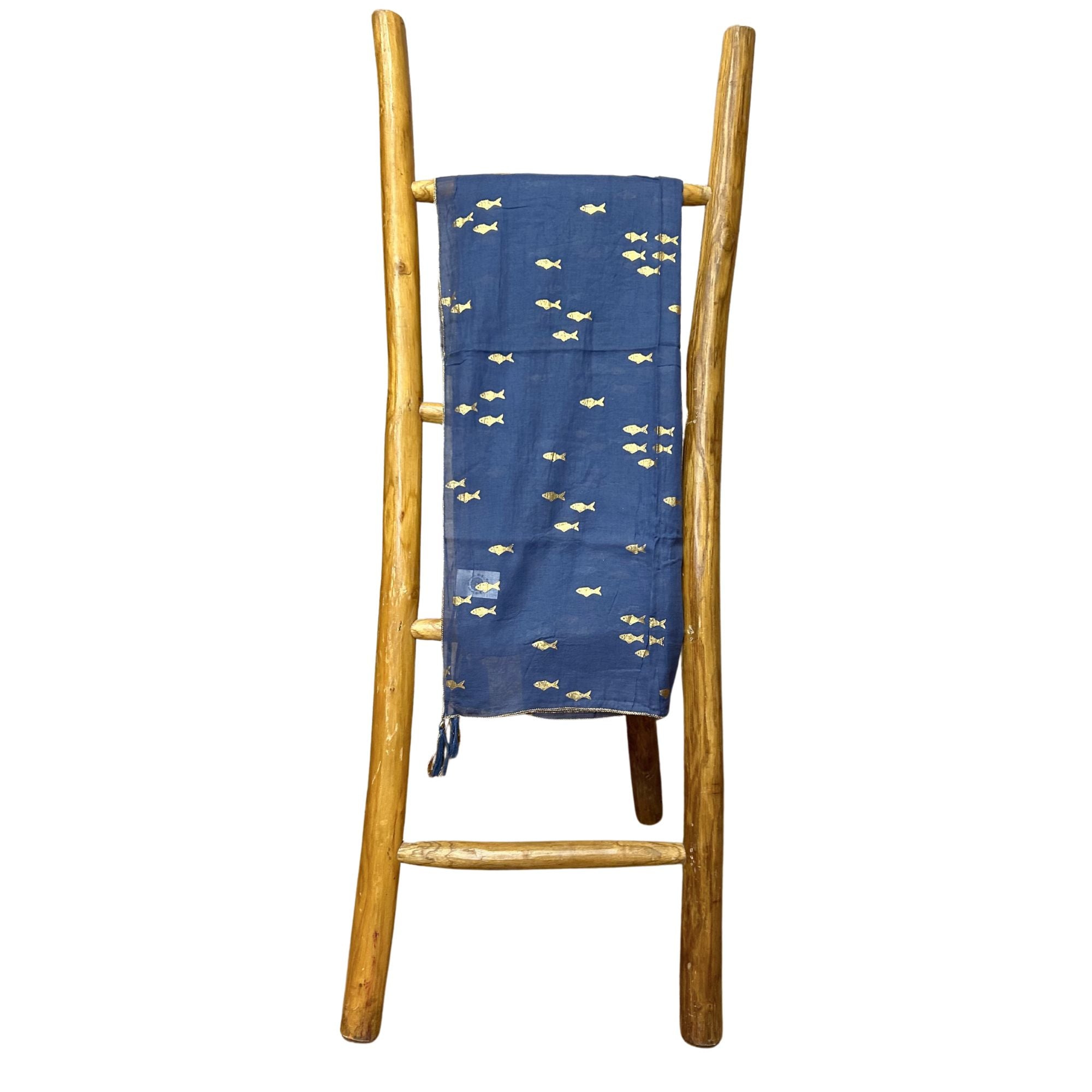Pareo Nomad Sari Mediterrâneo - Peixes Azul-Marinho e Dourado