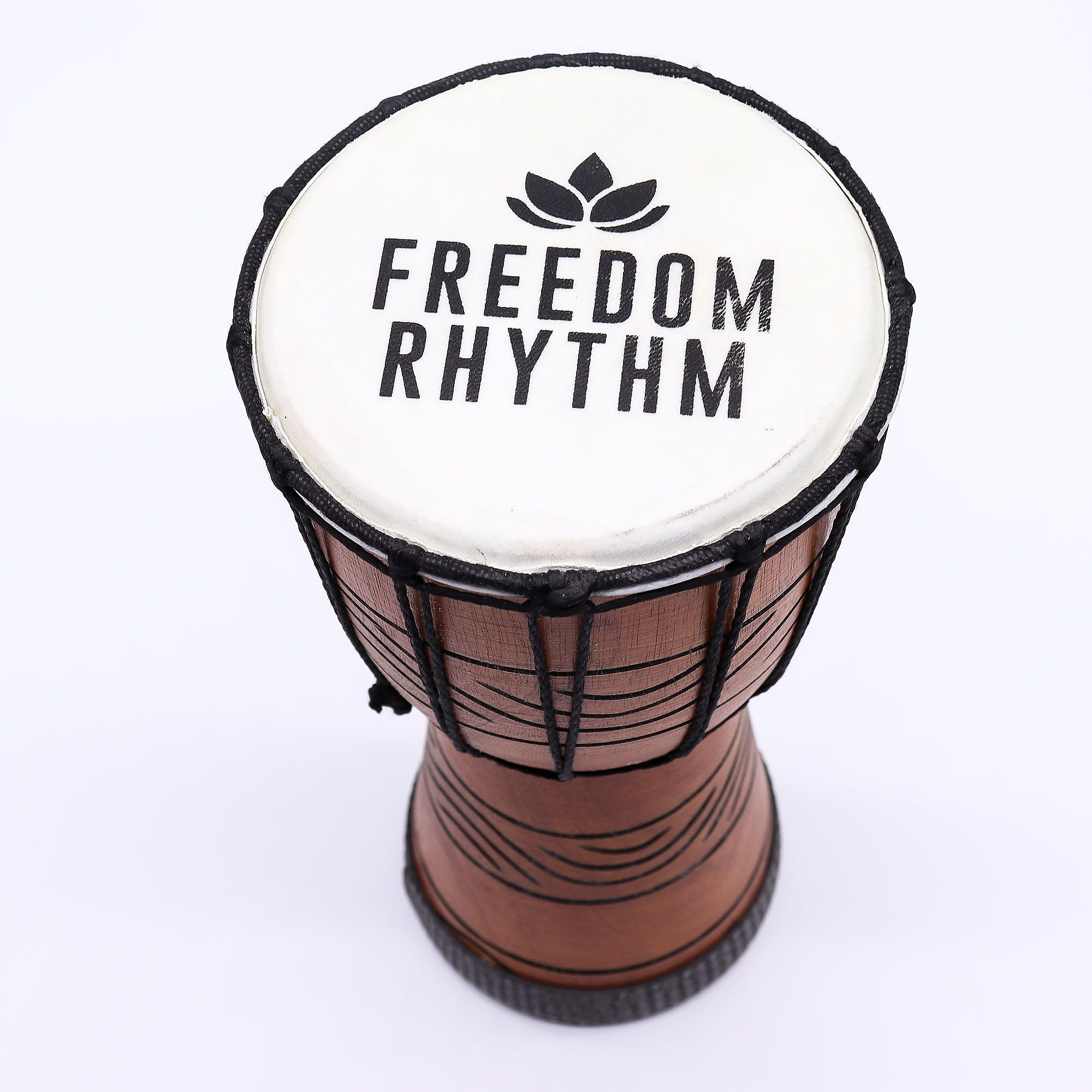 Tambor Djembé Profissional Pequeno - Ritmo da Liberdade (Agudo) - 30 cm