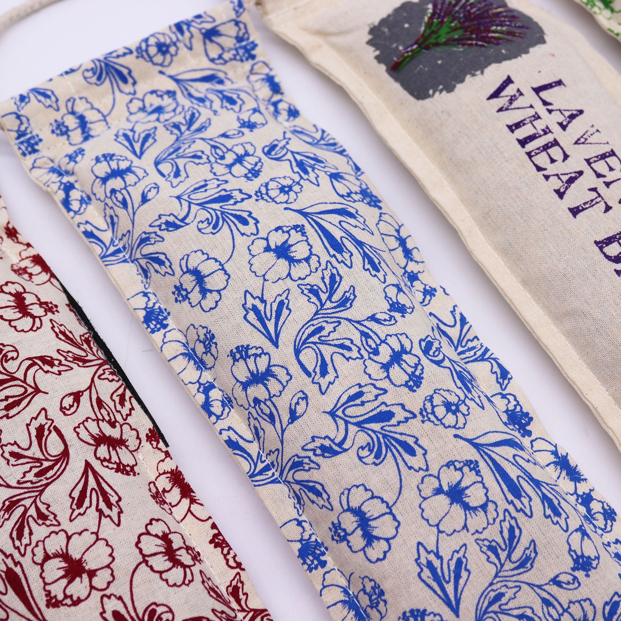 Bolsa de Trigo em Algodão Natural – Azul
