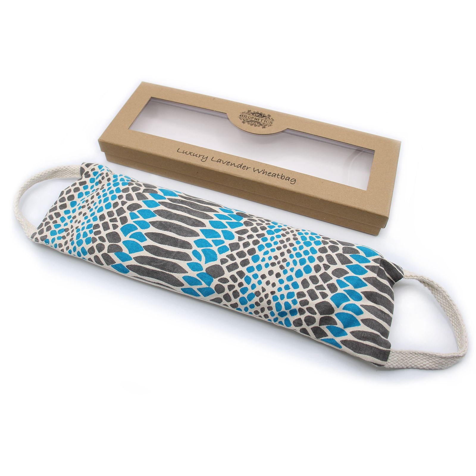 Bolsa de Trigo de Lavanda Premium em Caixa de Presente – Víbora Azul