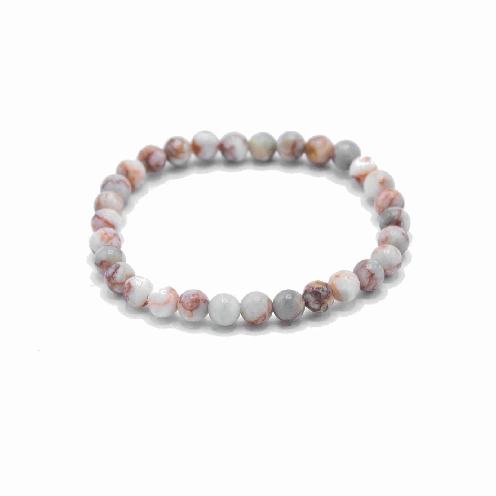 Natural Stone Manifestation Bracelet – Blood Spider Jasper – Family Bonds
