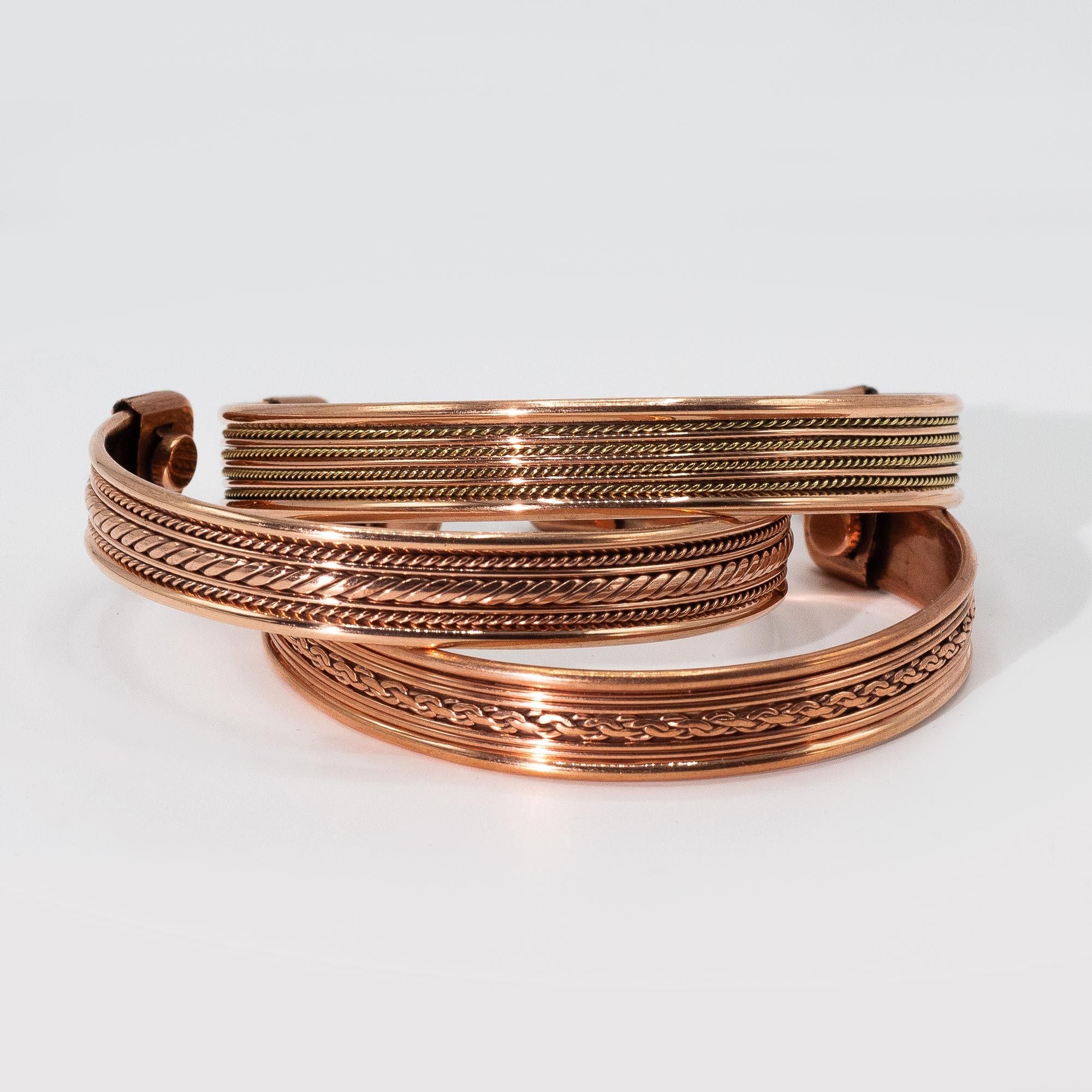 Copper Magnetic Band Bracelets (Assorted)