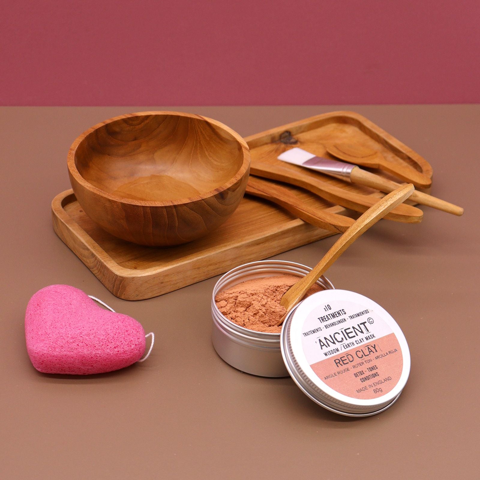 Kit de Aplicação de Argila e Cera para Spa