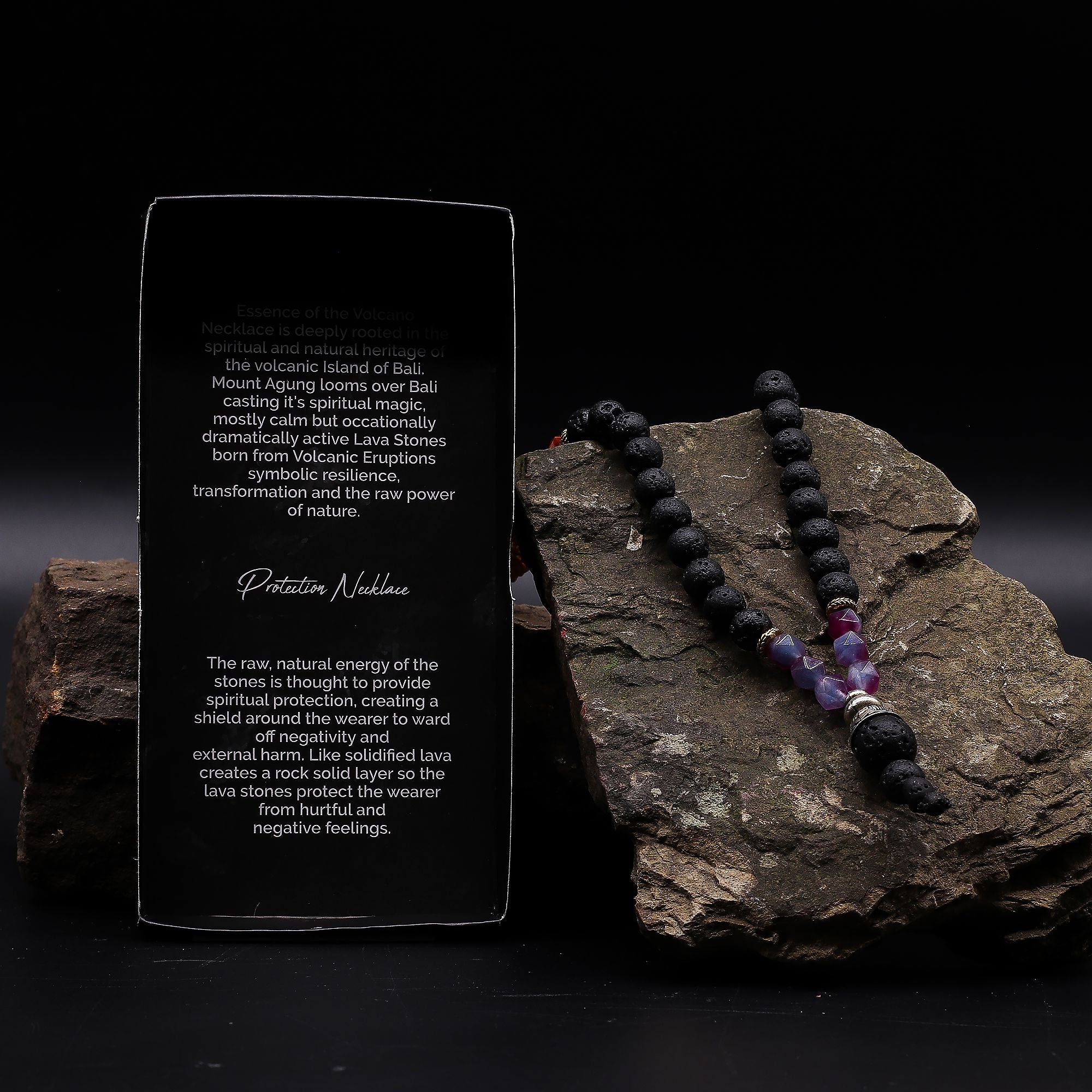 Essence of the Volcano Necklace - Embrace the Dark Side