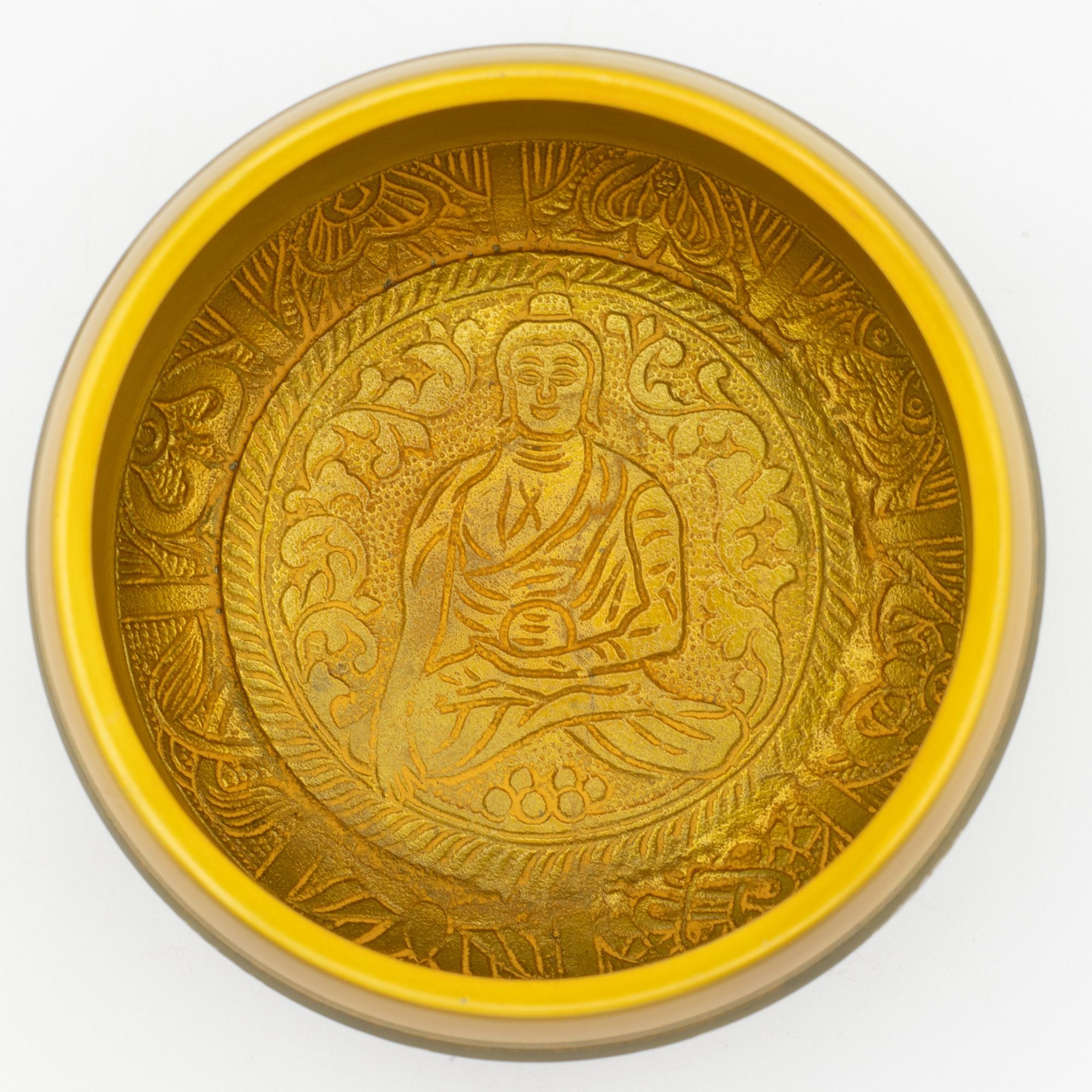 Cuenco Tibetano Grande de Aluminio – Buda Árbol de la Vida – Cobre