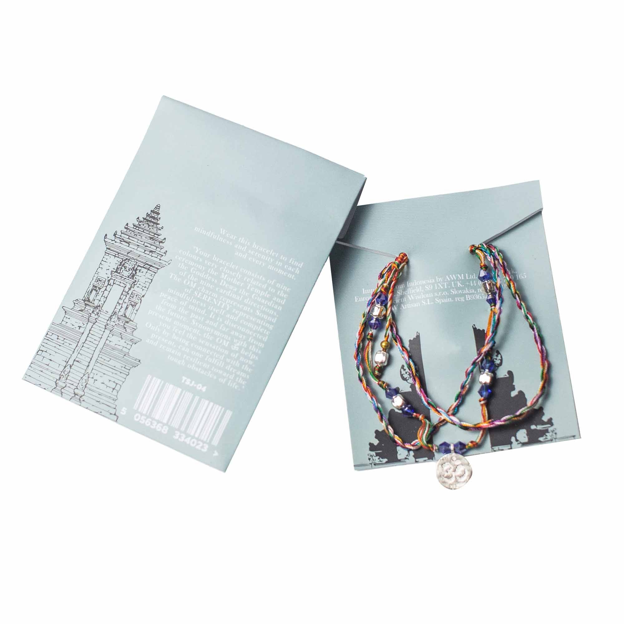 Pulseira de Corda do Templo – Om na Serenidade