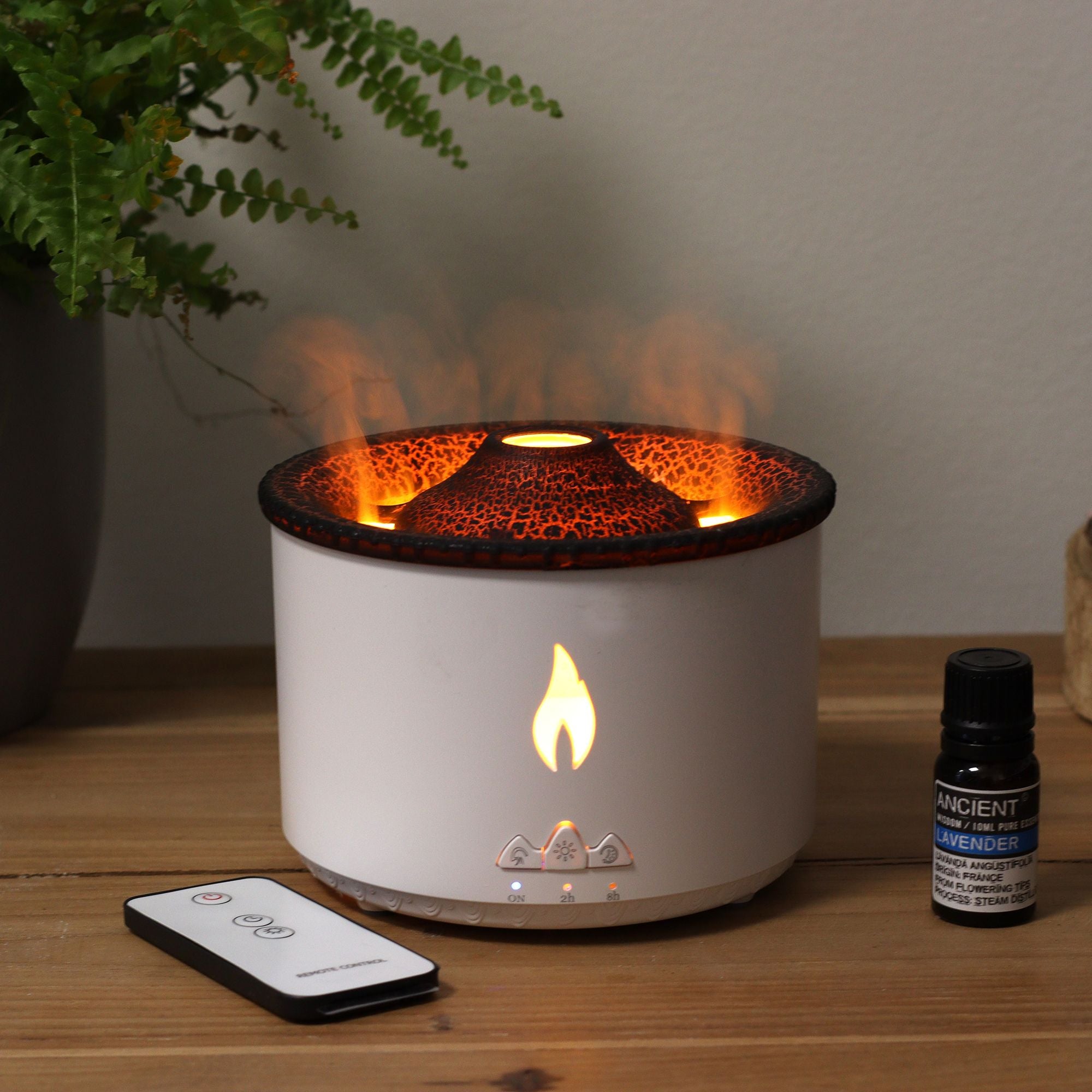 Difusor de Aroma Elétrico Médio com Efeito Vulcão Duas Cores (Ficha EU)
