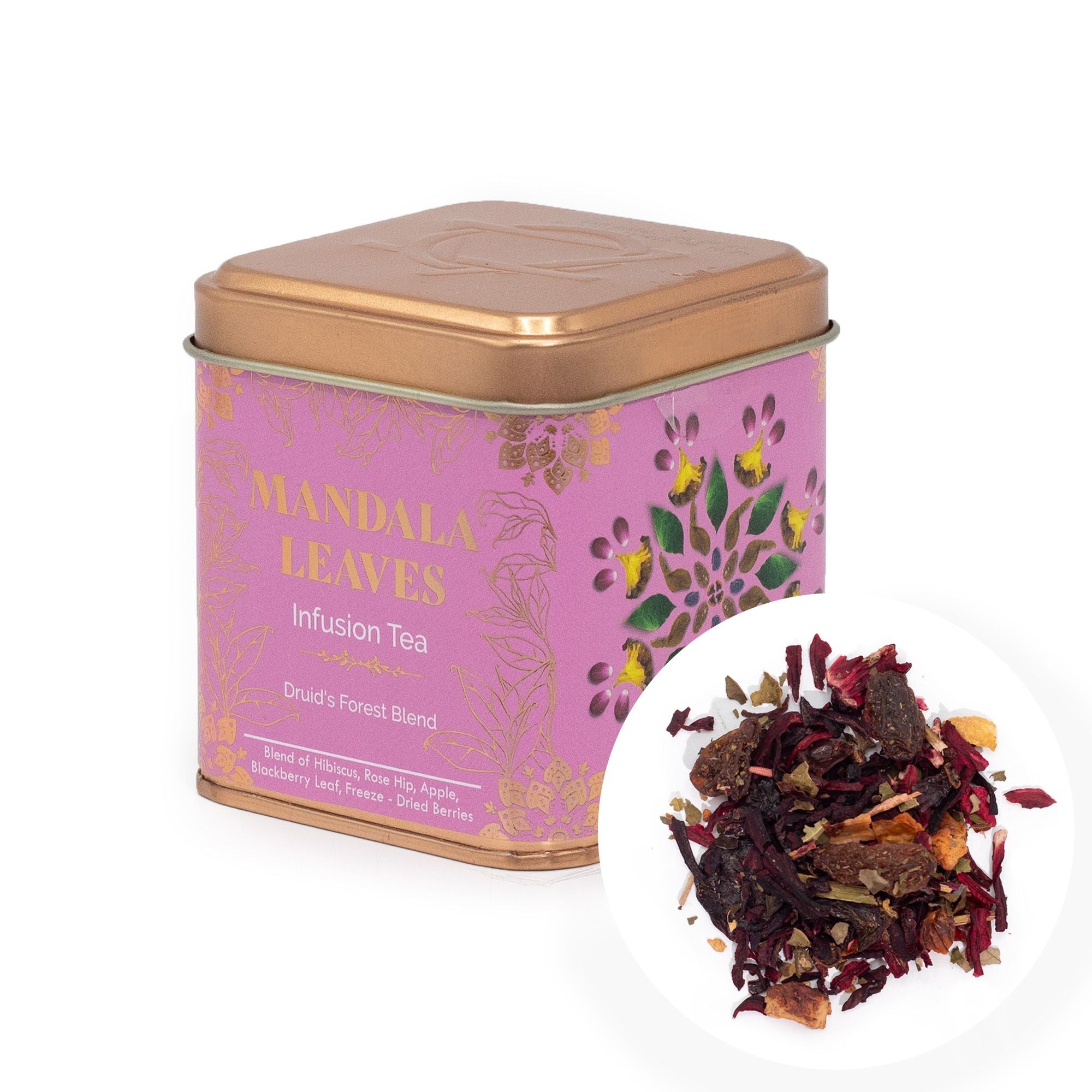 Mistura de Chá Floresta do Druida – Lata 50g