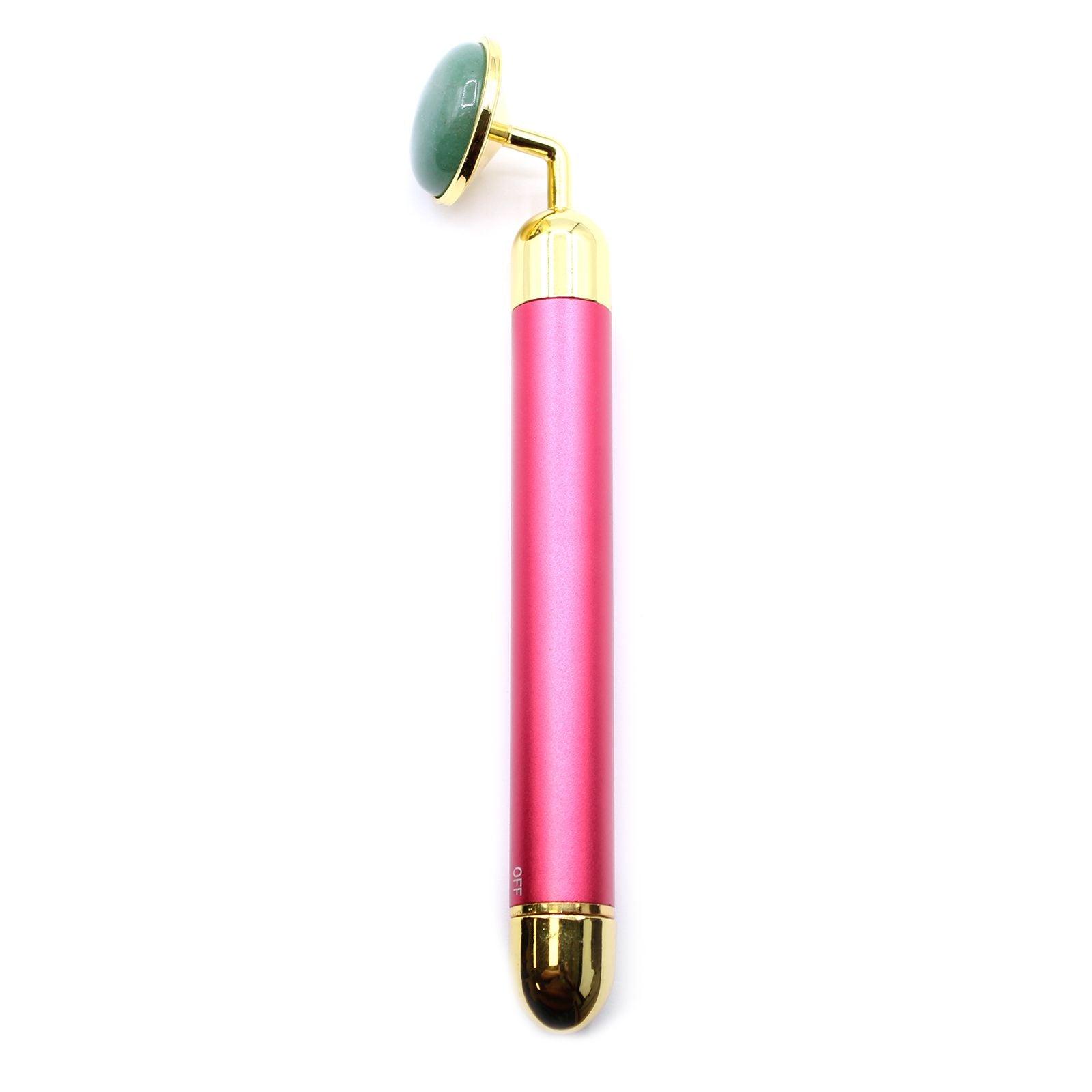 Rolo Facial Vibratório em Pedra Natural, Jade