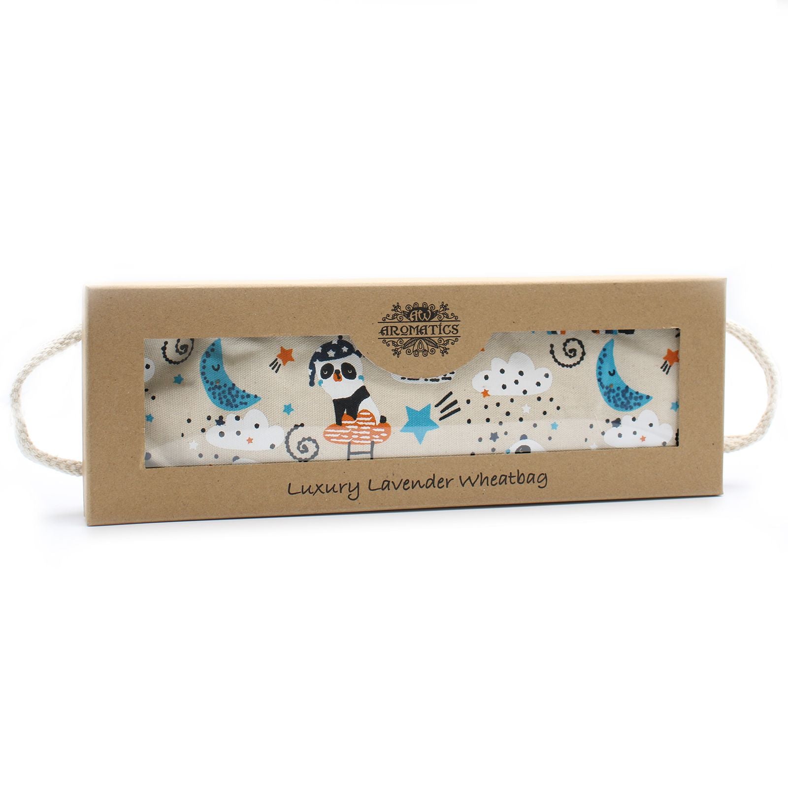 Bolsa de Trigo de Lavanda Premium em Caixa de Presente – Panda Sonolento