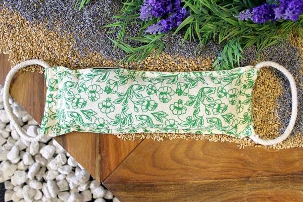 Bolsa de Trigo em Algodão Natural – Verde