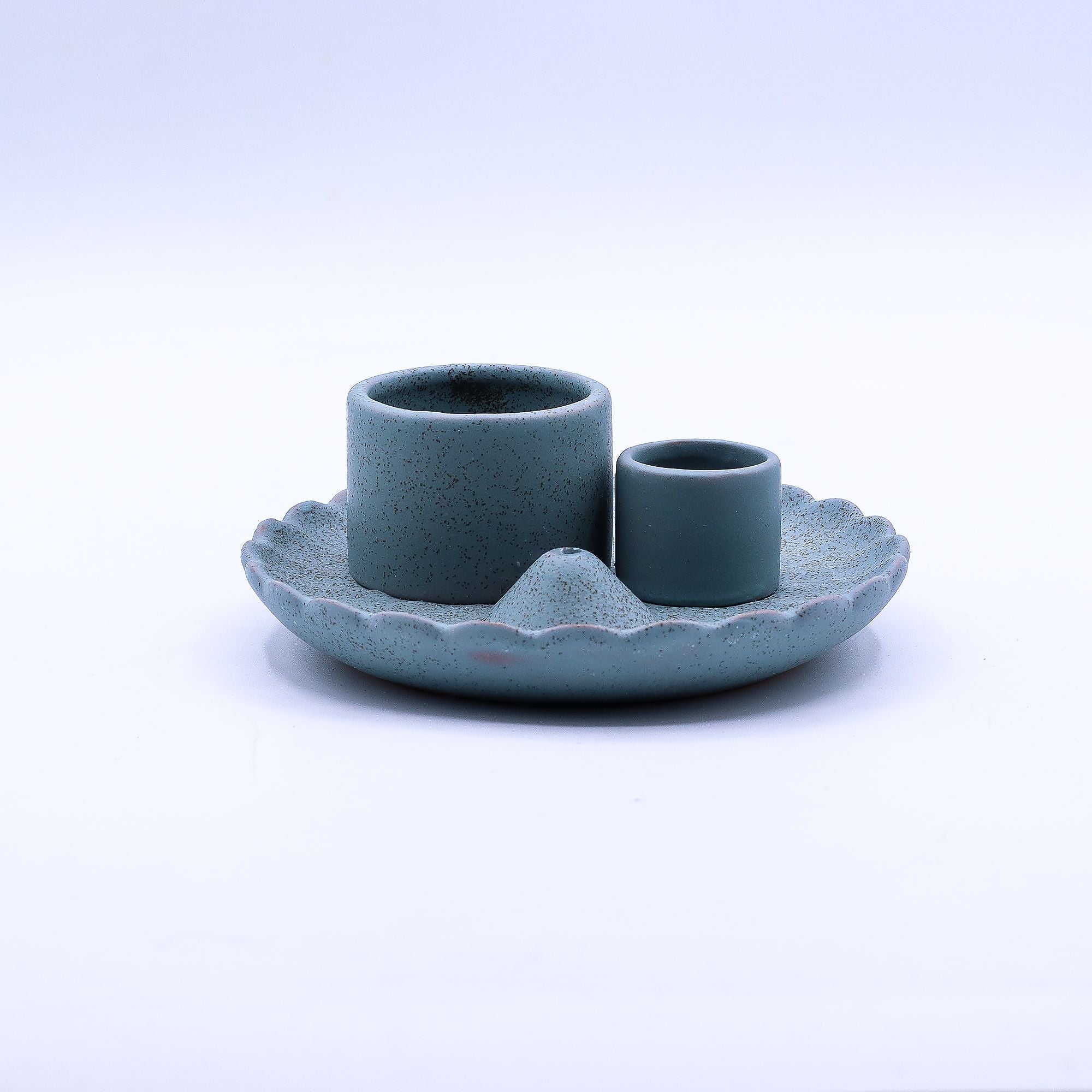 Blue Lotus Ceramic Holder for Palo Santo and Incense