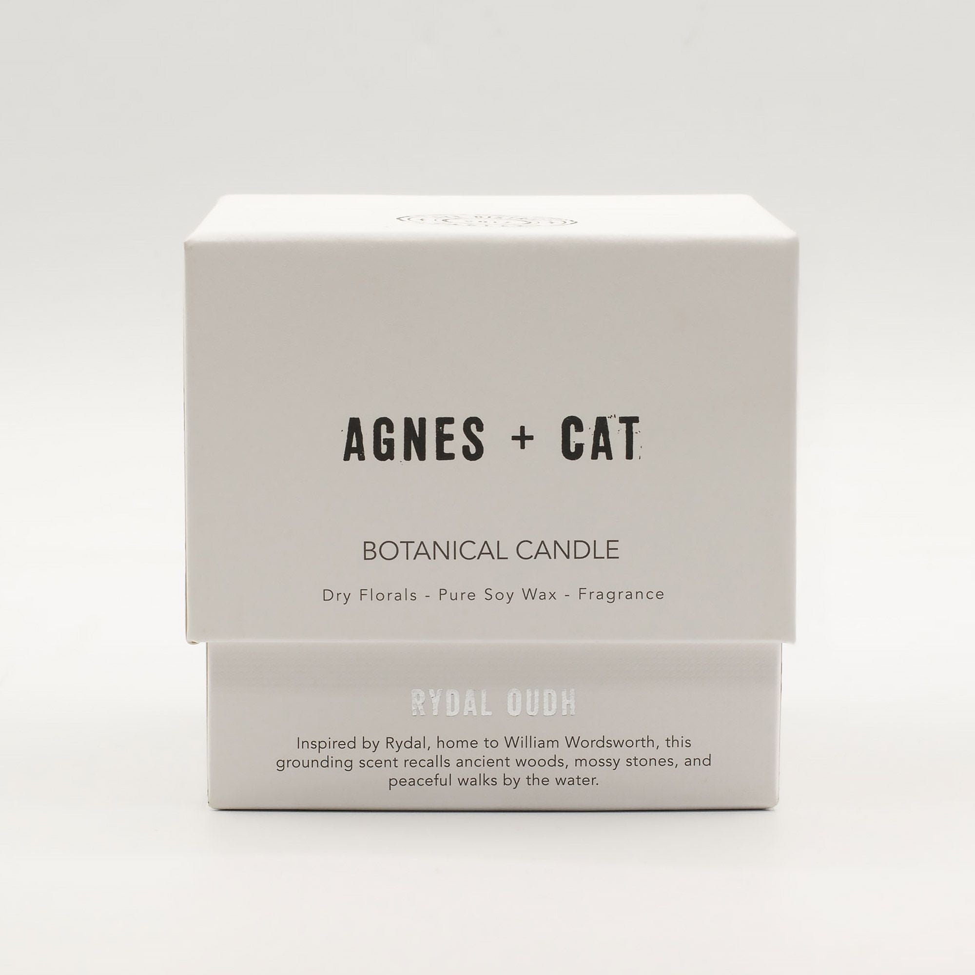Vela Botânica de Cera de Soja Agnes + Cat Rydal Oudh