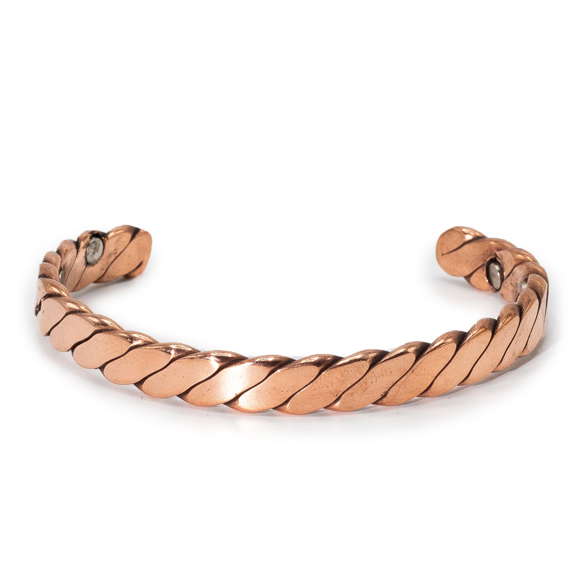 Men's Solid Copper Bracelets with Magnets (Assorted)
