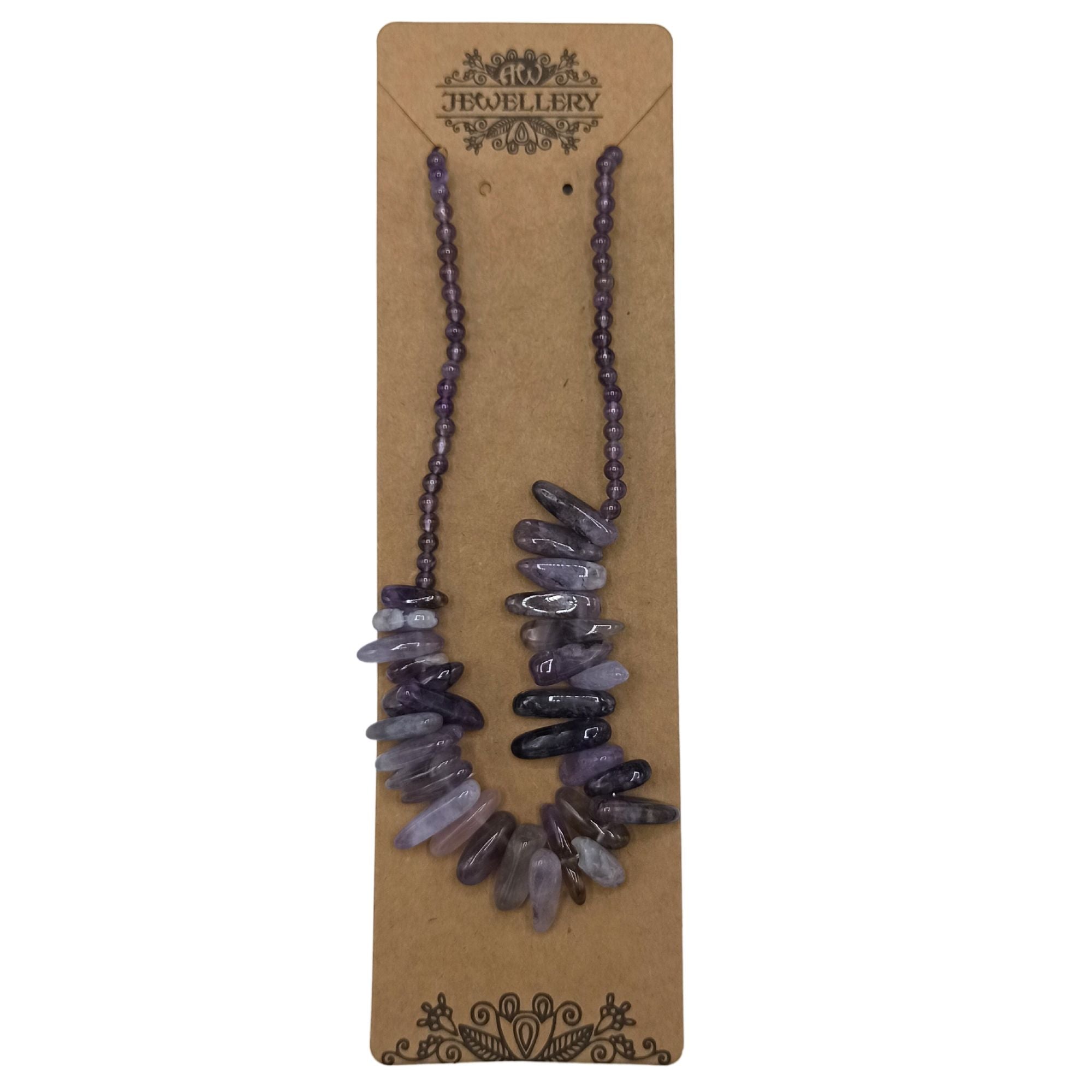 Colar de Gemas Longstone - Ametista