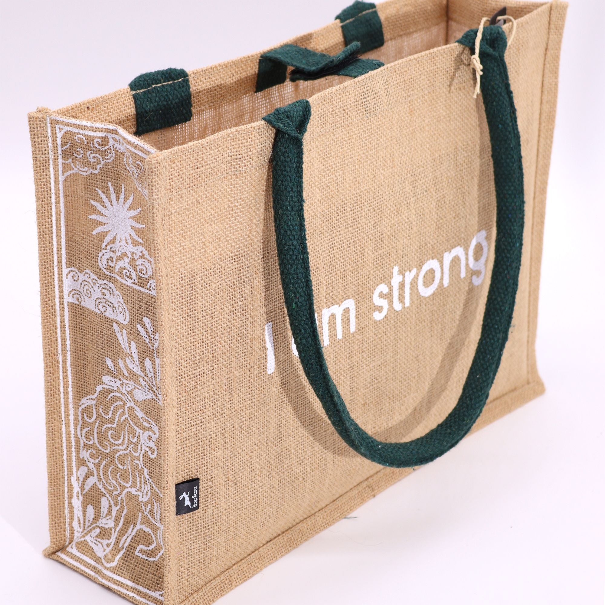 Bolsa Grande de Juta Hop Hare - Sou Forte