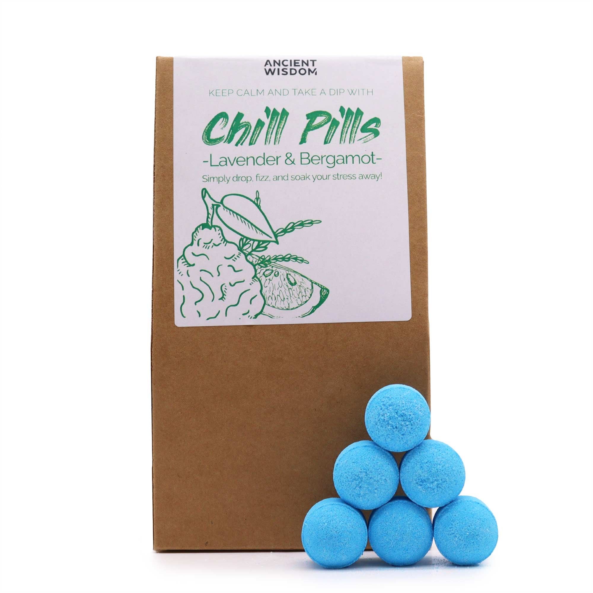 Conjunto Presente Chill Pills - Lavanda e Bergamota - 350 g