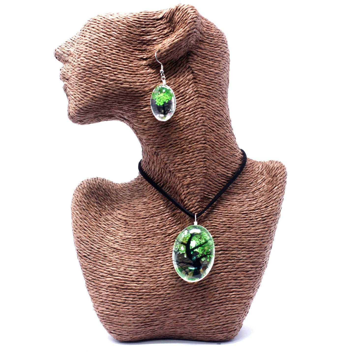 Flores Prensadas - Árvore da Vida - Verde