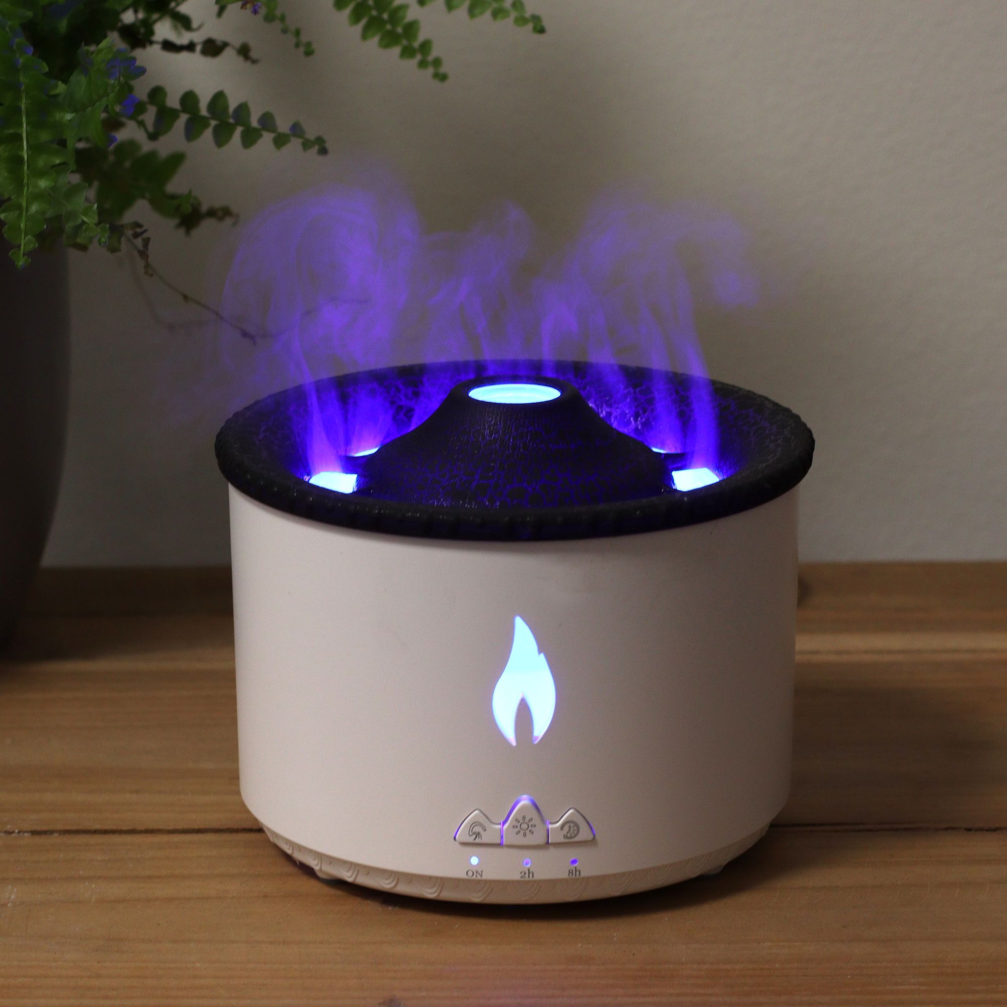 Difusor de Aroma Eléctrico Mediano con Efecto Volcán Dos Colores (Enchufe EU)