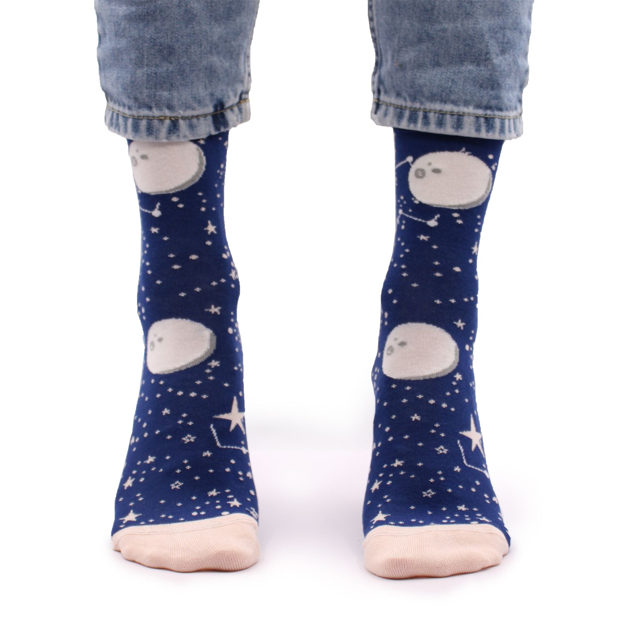 Meias de bambu Hop Hare S/M - Moonwalk