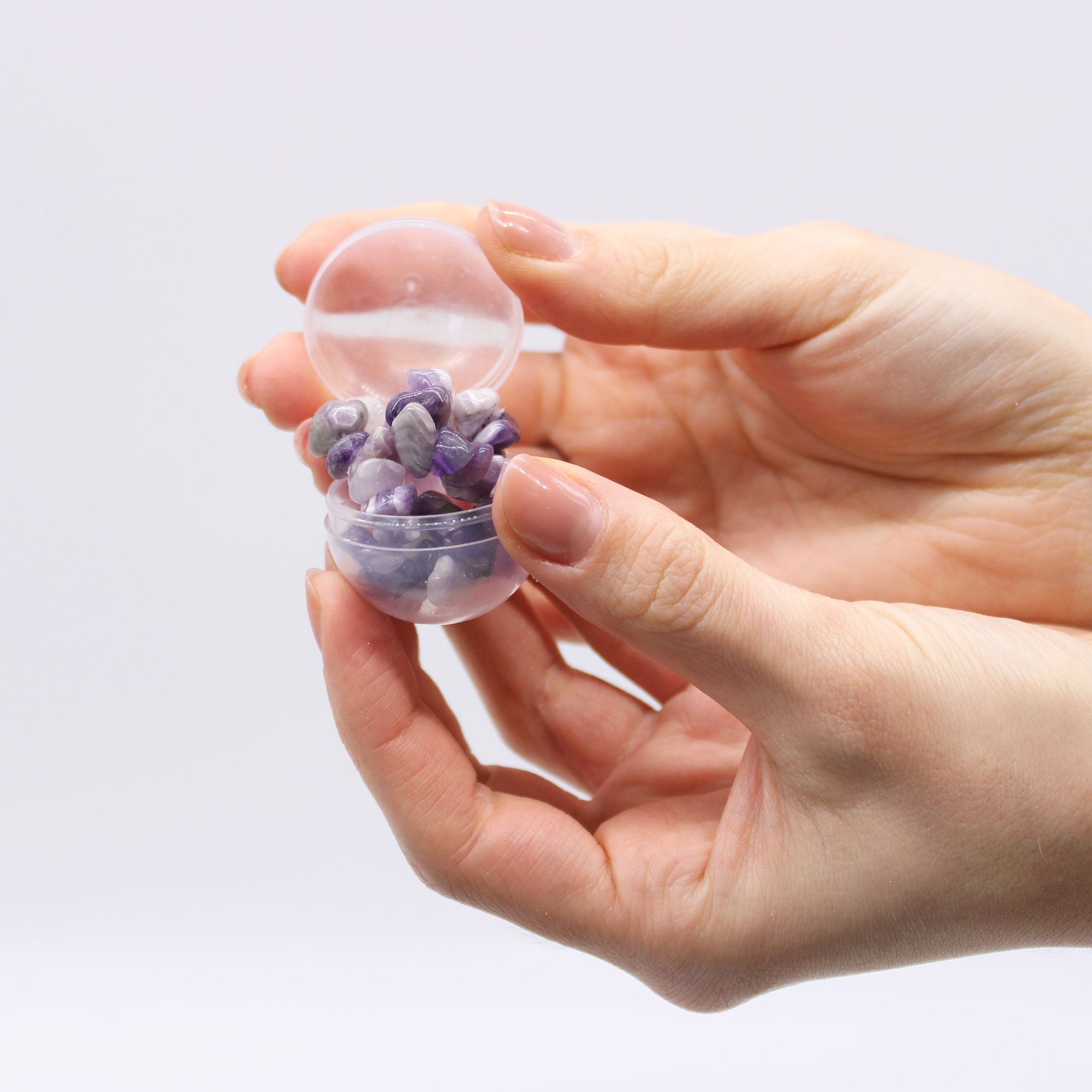 Bomba de Baño con Pulsera de Piedra Natural - Amatista