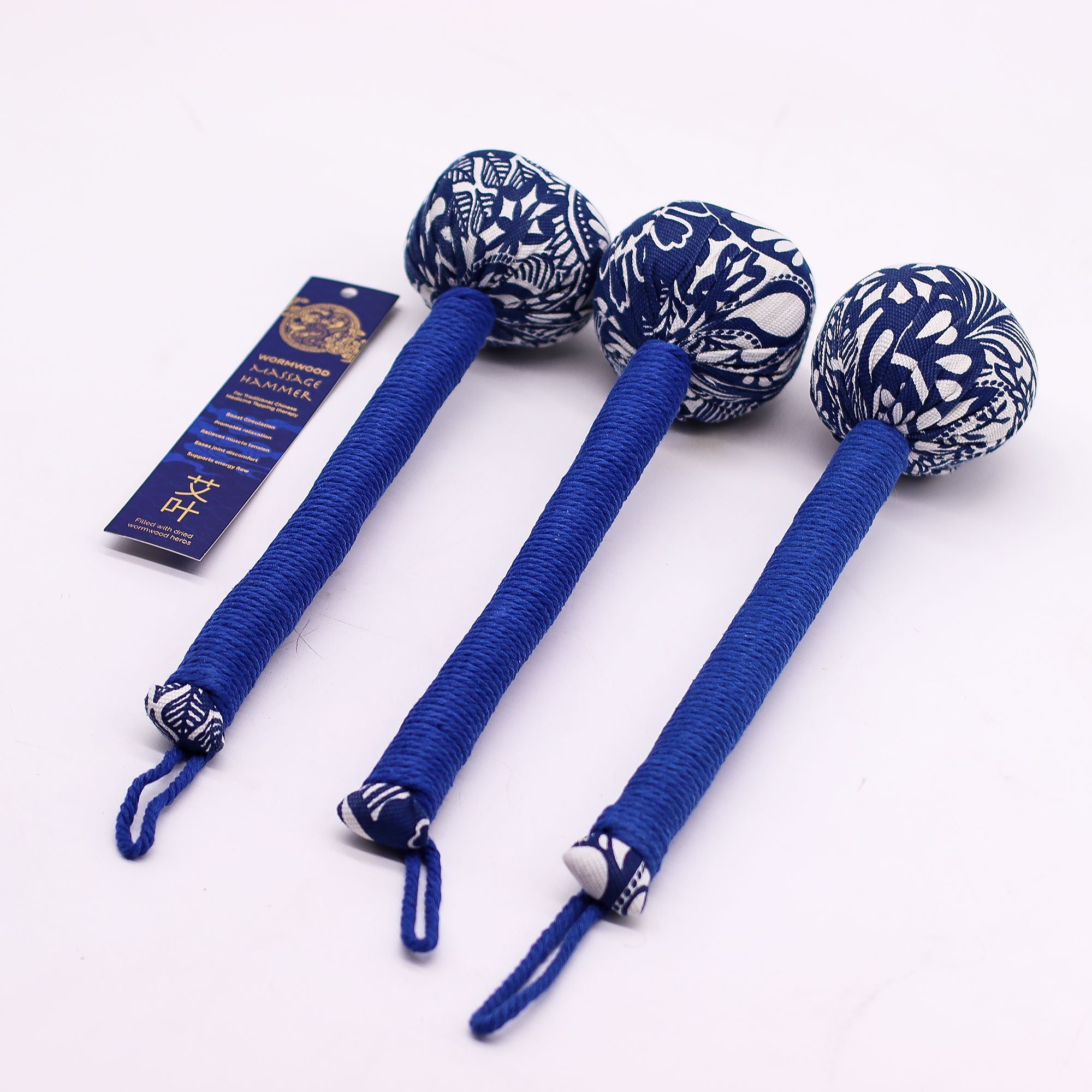 Martelo de Massagem com Artemísia – Azul