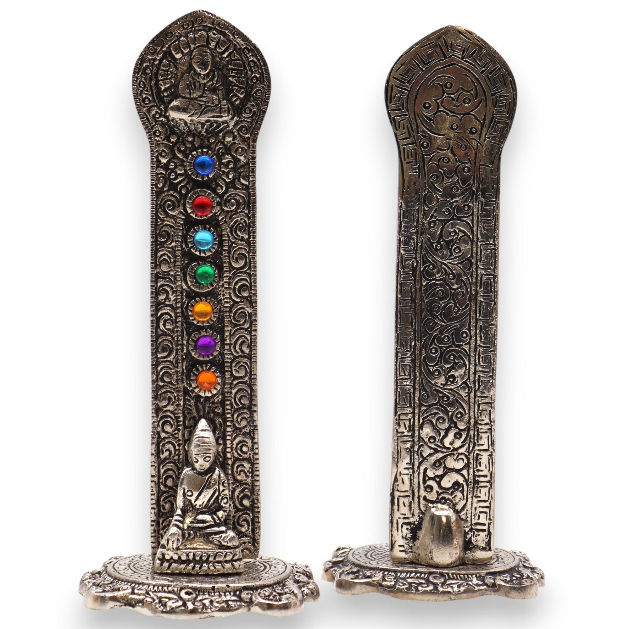 Seven Chakra Buddha Tower Incense Holder