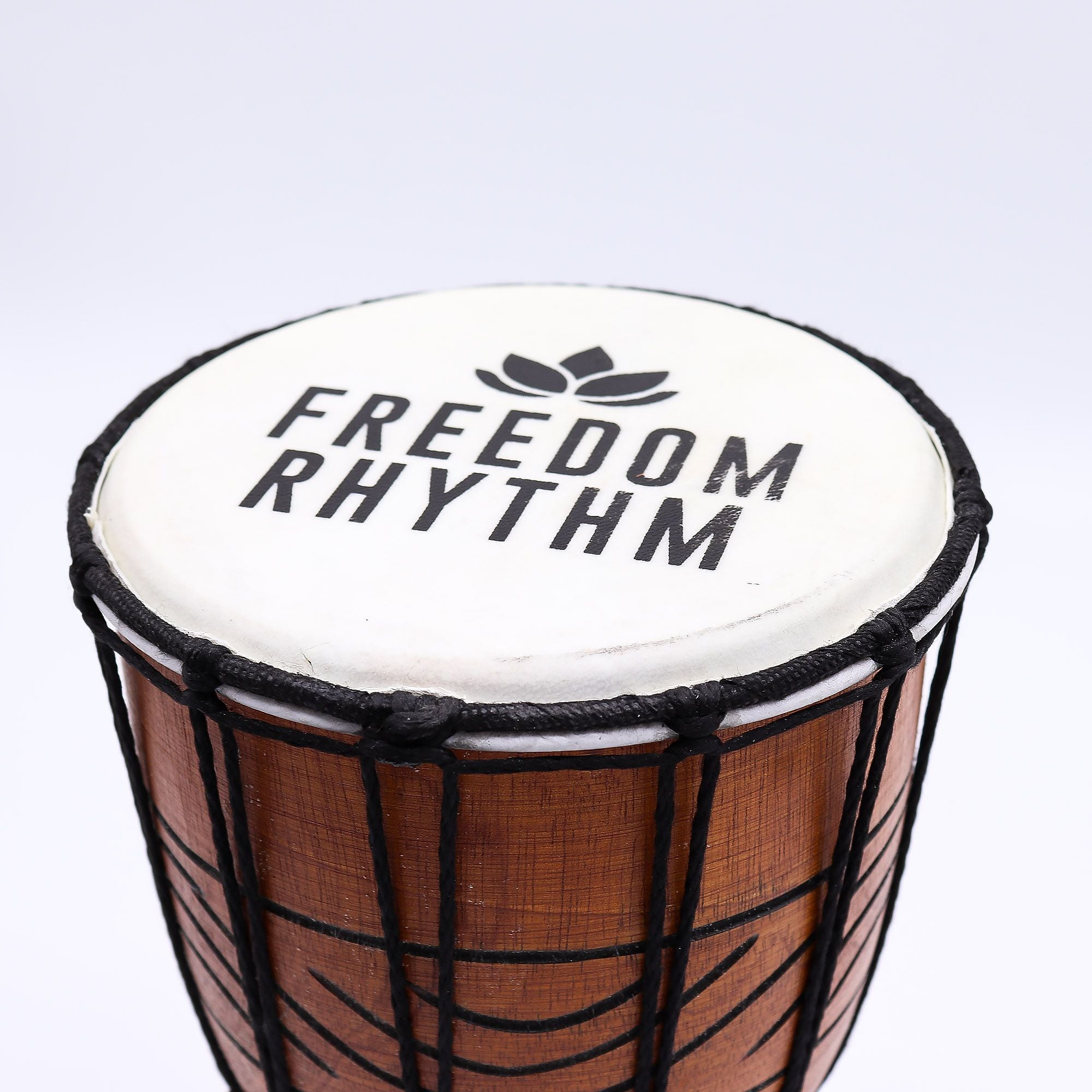 Tambor Djembé Profissional Pequeno - Ritmo da Liberdade (Agudo) - 30 cm