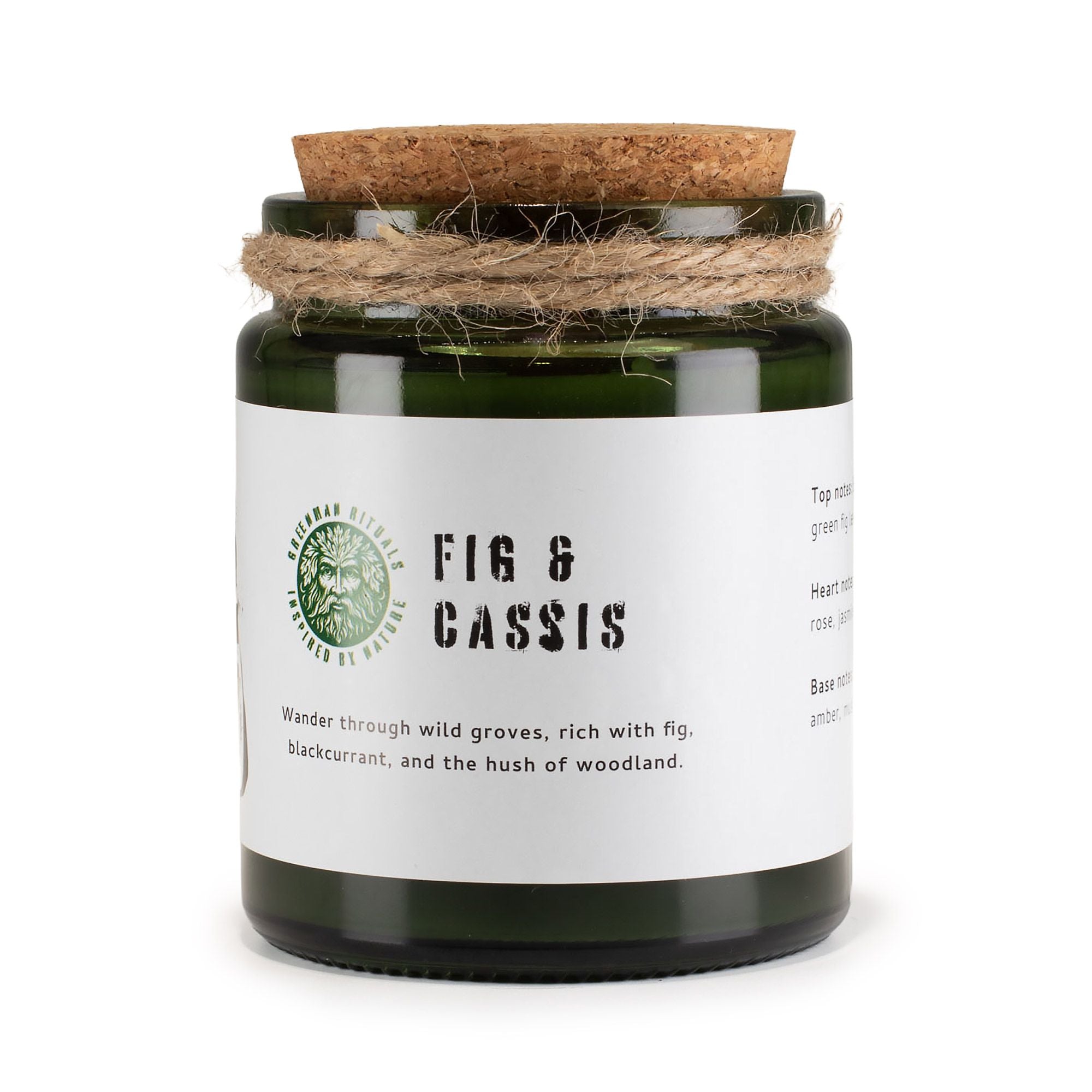 Vela de Soja Greenman Woodwick Figo Esmagado e Groselha Negra