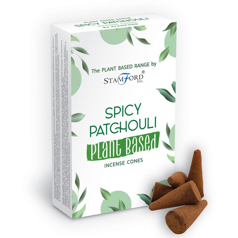 Cones de Incenso à Base de Plantas Patchouli Picante