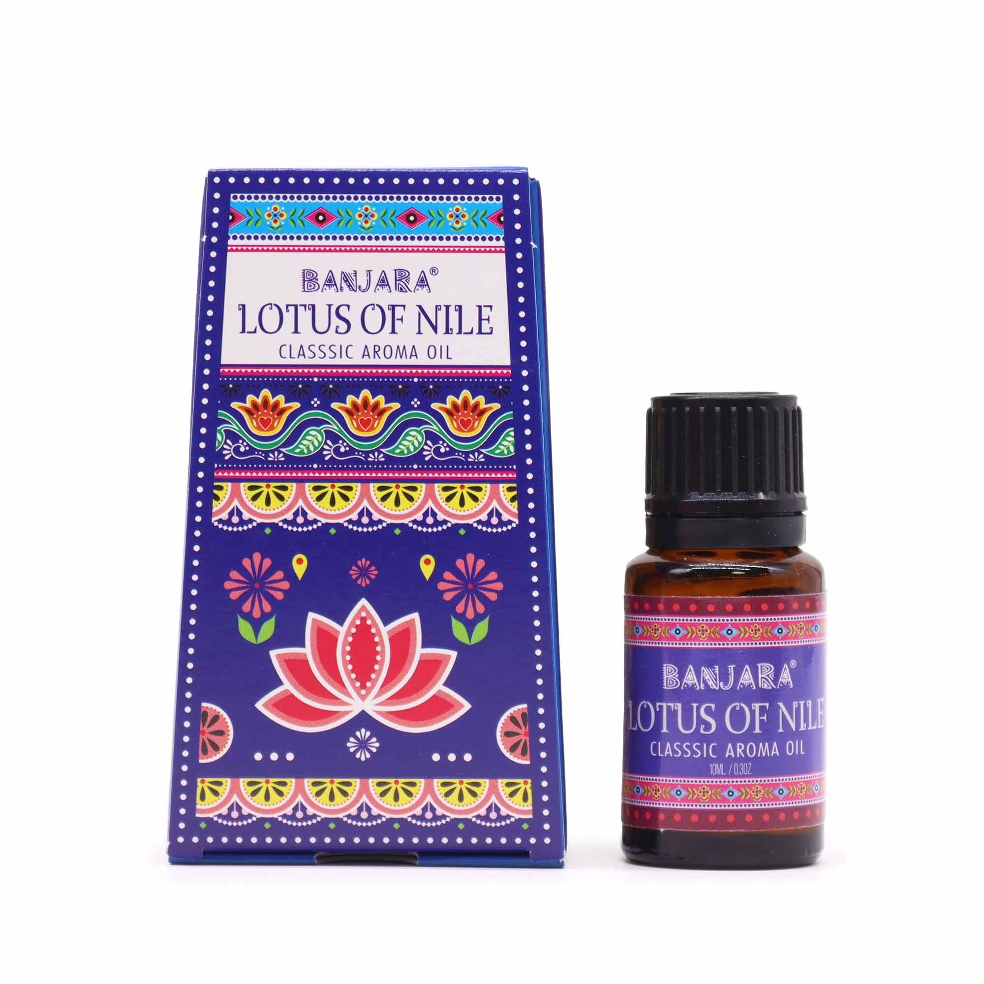 Óleo de Fragrância Indiano Banjara Lótus do Nilo 10 ml