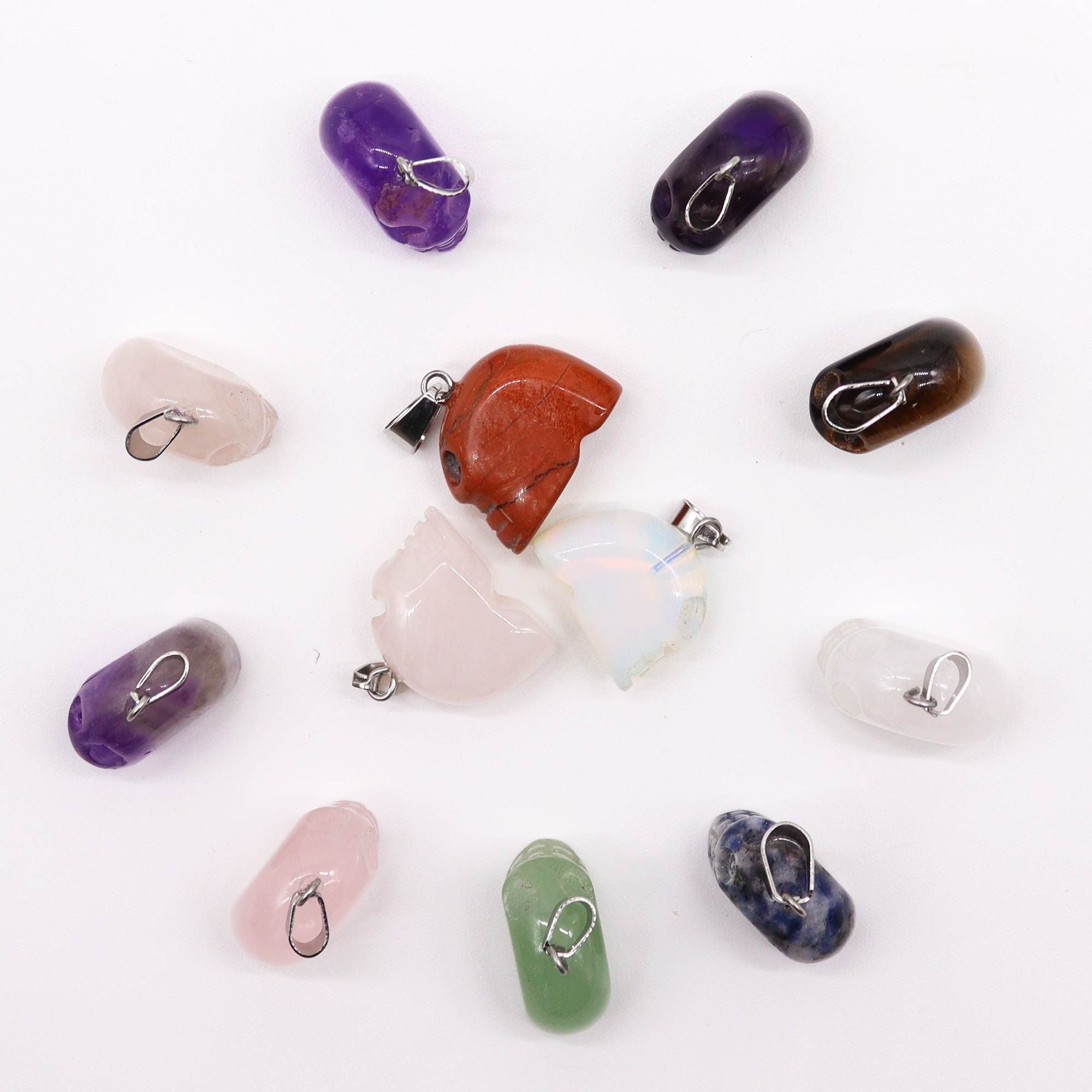 Pendentes Mini Caveiras - 20x15mm