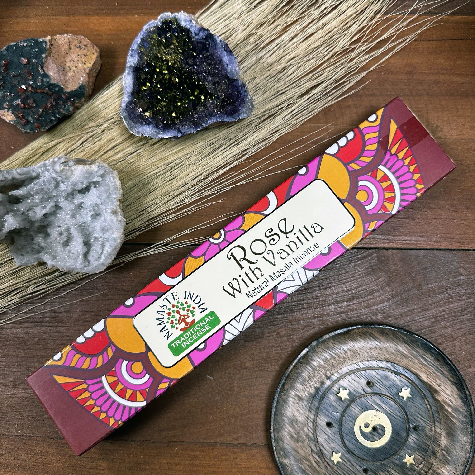 Incenso Namaste Mandala Masala Rosa e Baunilha