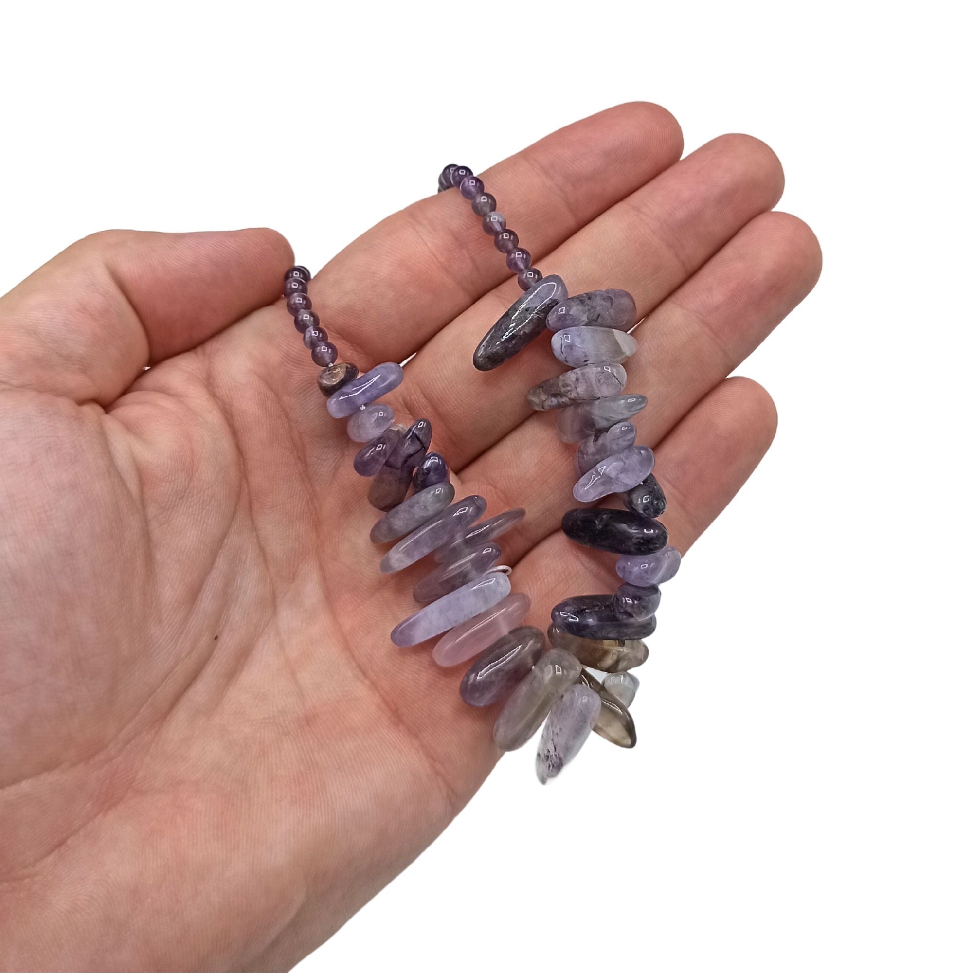 Colar de Gemas Longstone - Ametista