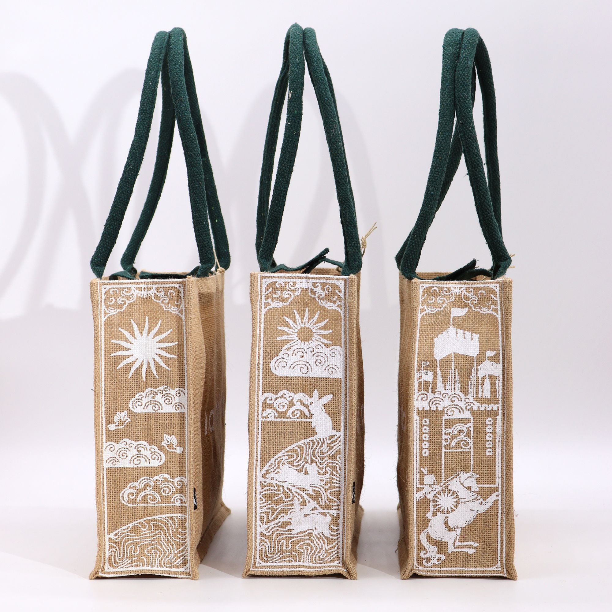 Bolsa Grande de Juta Hop Hare - Sou Forte