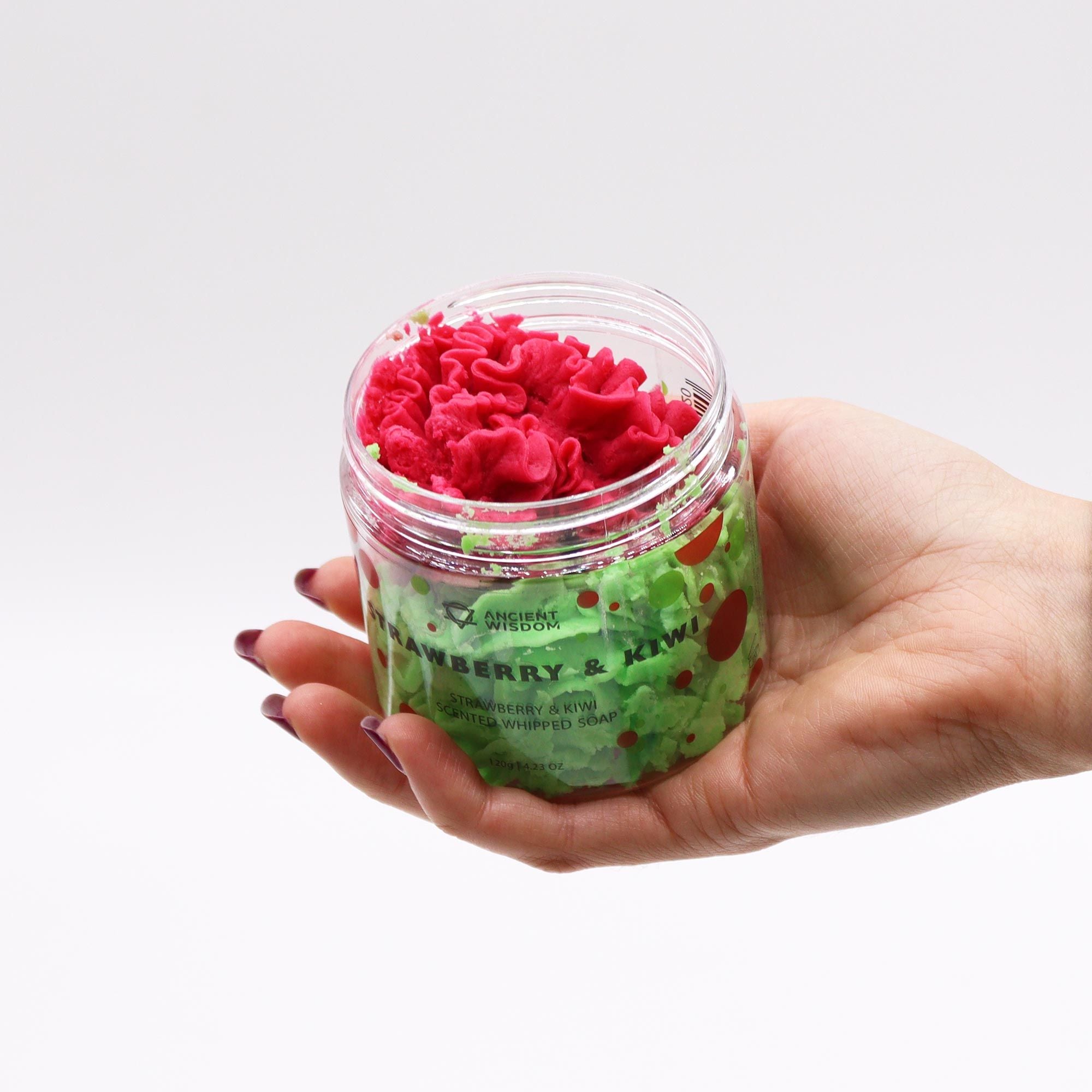 Creamy Strawberry and Kiwi soap - 120 g