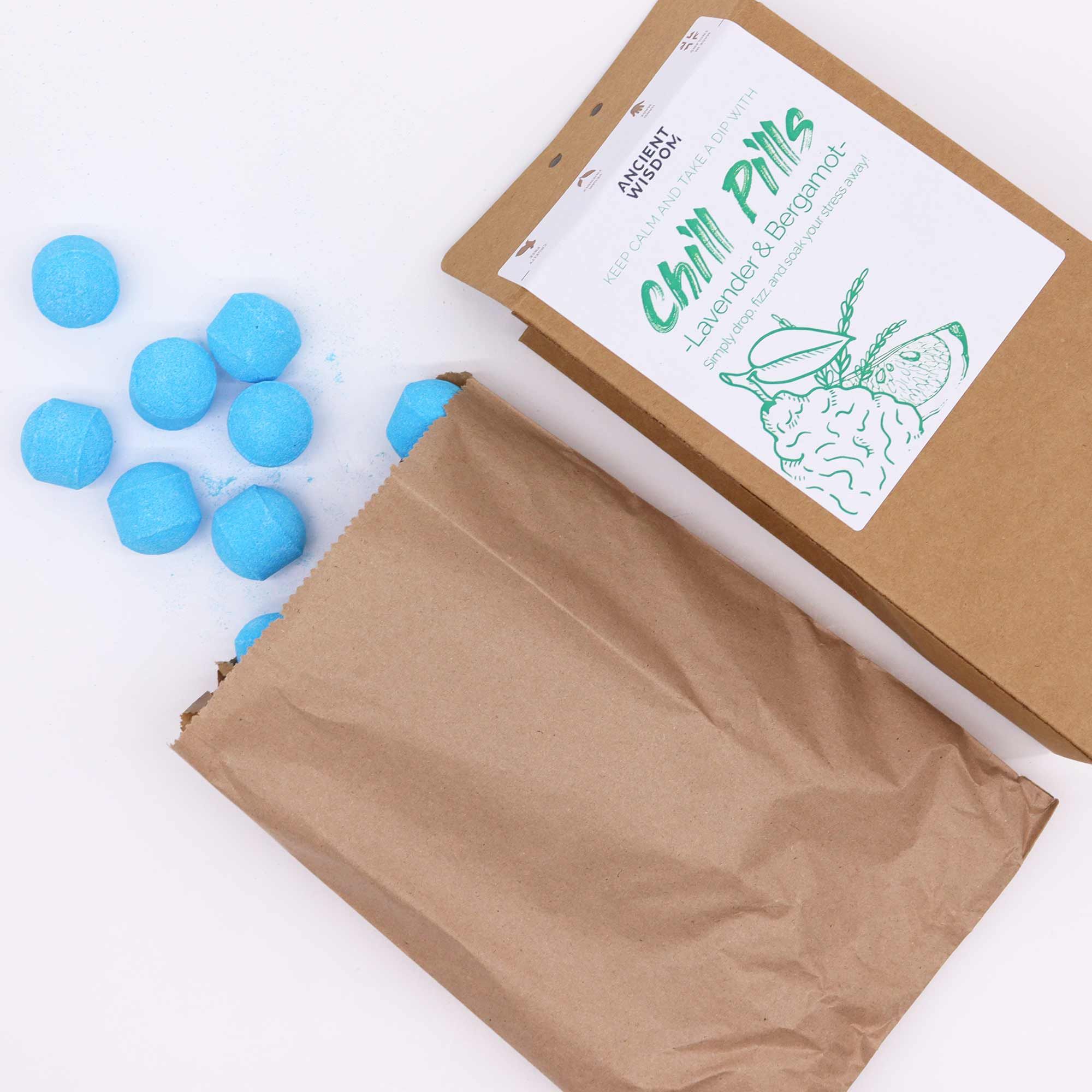 Conjunto Presente Chill Pills - Lavanda e Bergamota - 350 g